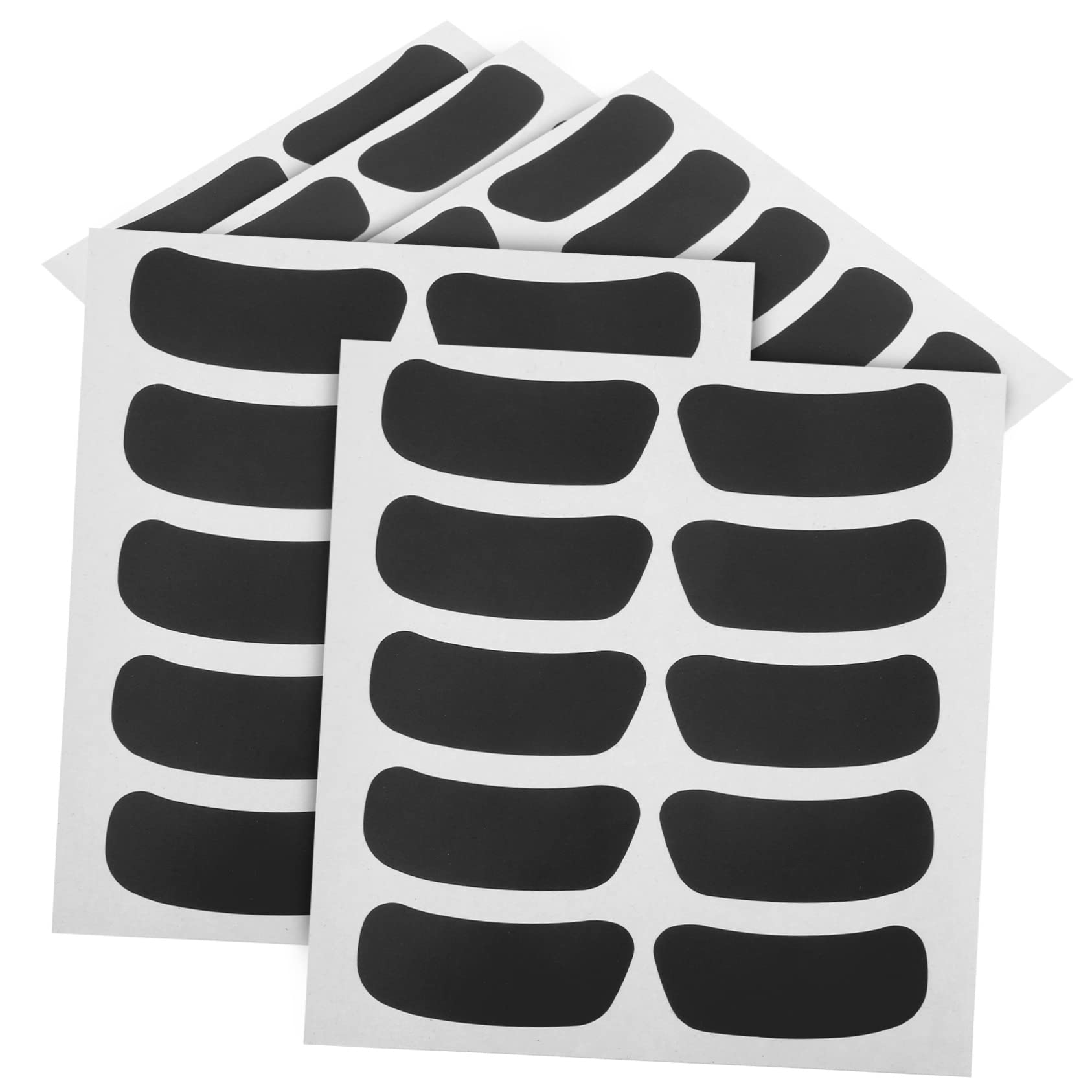 BRIGHTFUFU 50pcs Sports Eye Strips Erasable Under Eye Patches Baseball Football Hockey Fans Strips Multi-Function Fan Sticker Pack Compact and Portable for Fans