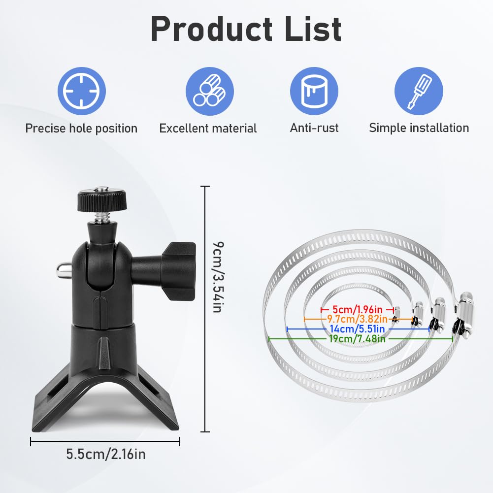 OFFCUP Camera Mount, Outdoor Security Camera Pole Mount - Image 2