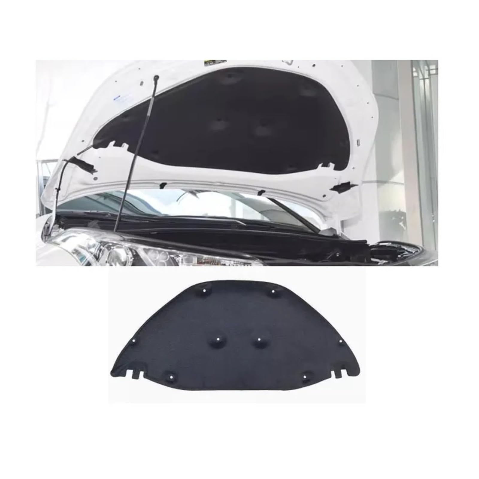 Compatible for Toyota Verso EZ AR20 2009-2018 CHR C-HR IZOA 2018-2021 Car Heat Sound Insulation Cotton Front Hood Engine Firewall