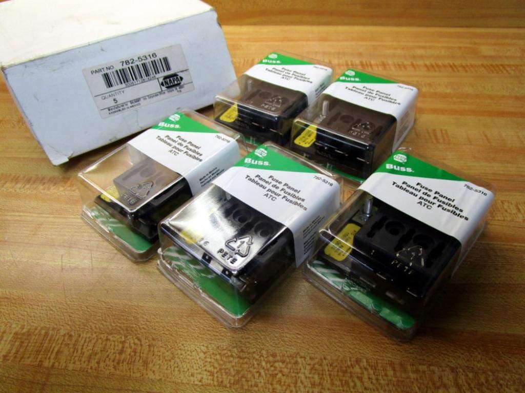 NAPA 7825316 Fuse Panel 156000620 (Pack of 5) Tools