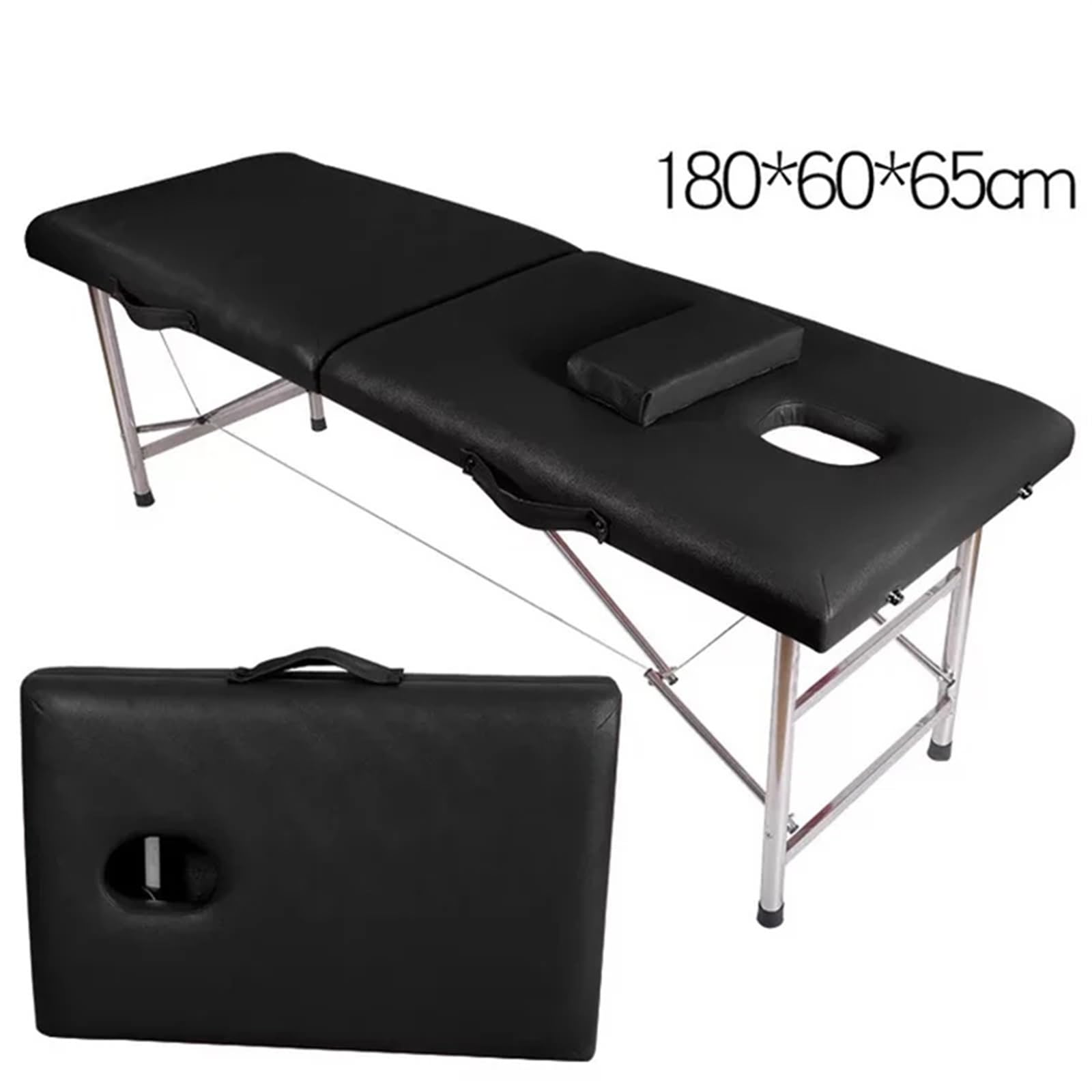 Lettino per massaggi Carry On, lettino per massaggi estetici, lettino pieghevole per massaggi e tatuaggi SPA, salone di bellezza personalizzato, tavolo per trattamenti di ispessimento (colore 7)