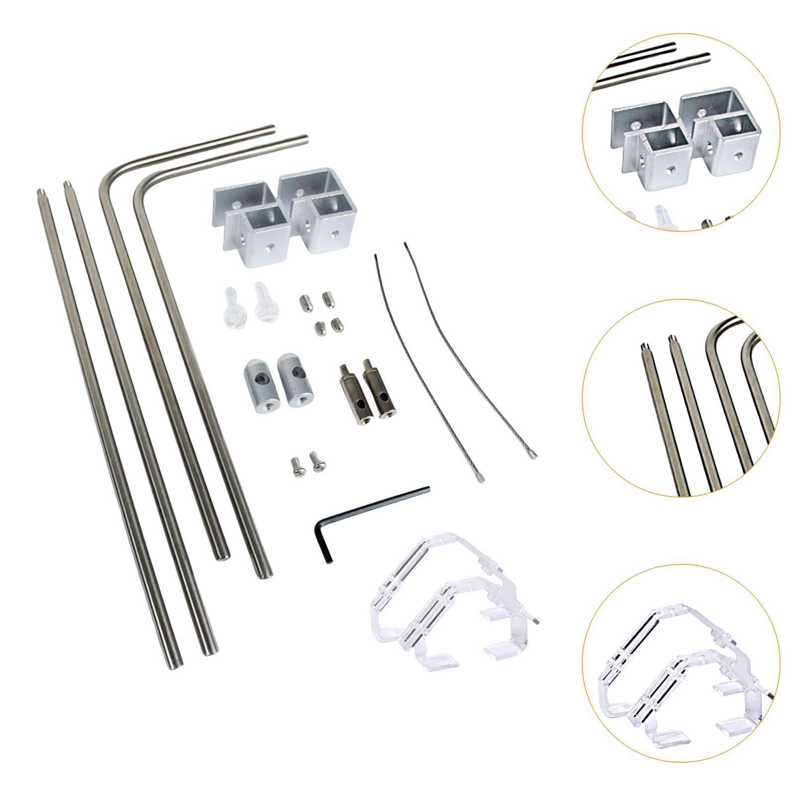 Supporto per Luce per Acquario Supporto per Acquario a LED per Piante Acquatiche d'Acqua Dolce
