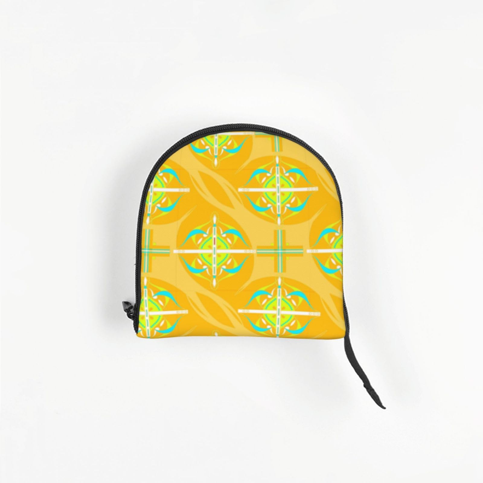 Sac à bandoulière portable pour petit chat et chien, sac fourre-tout de voyage pliable, sac de transport pour chiot à transporter dans les avions, les bus, le métro (motifs ethniques)