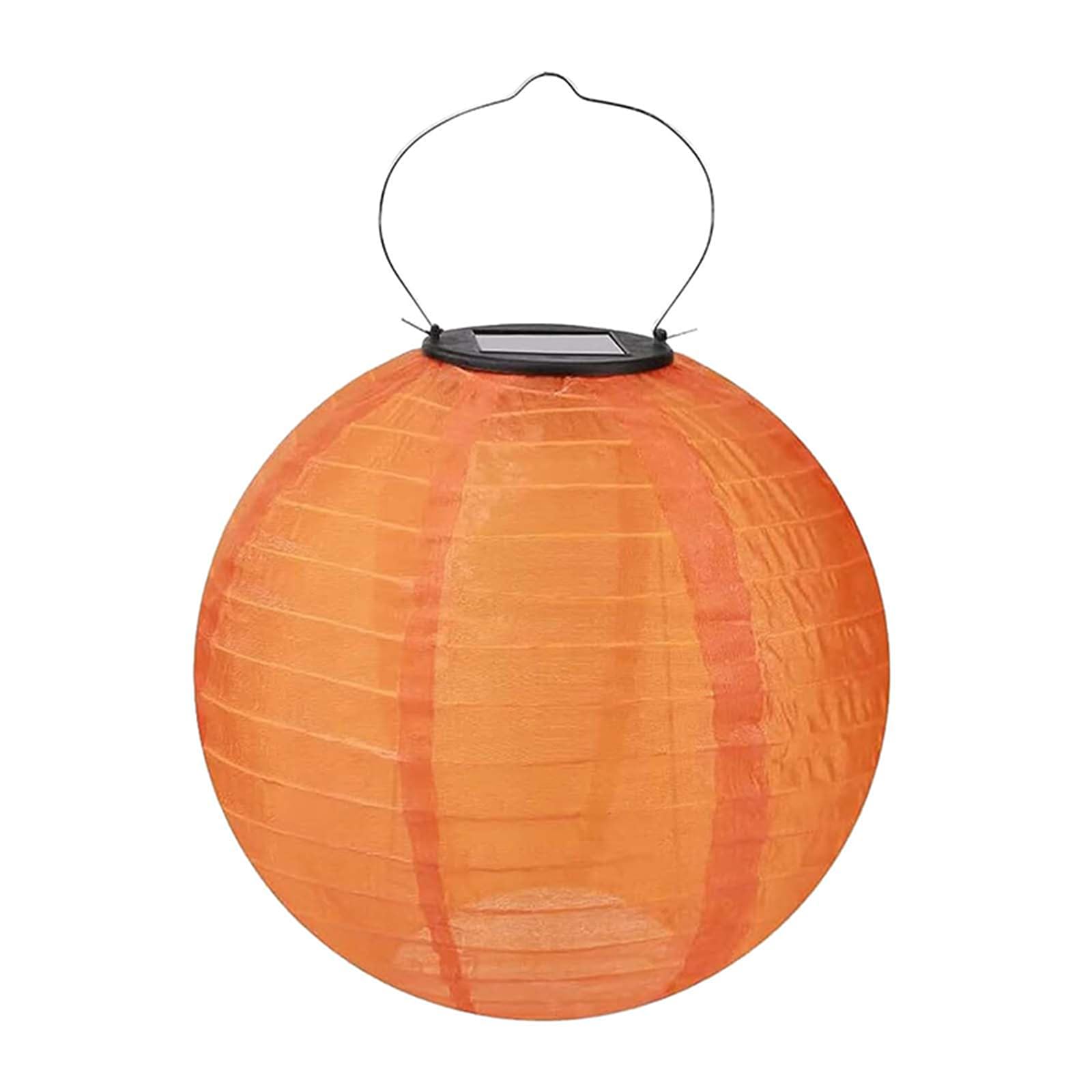 12 Inch Solar Powered Lanterns, Nylon Hanging Lanterns, LED Garden Decorative Light, Hanging Solar Santerns for Outdoor/Indoor