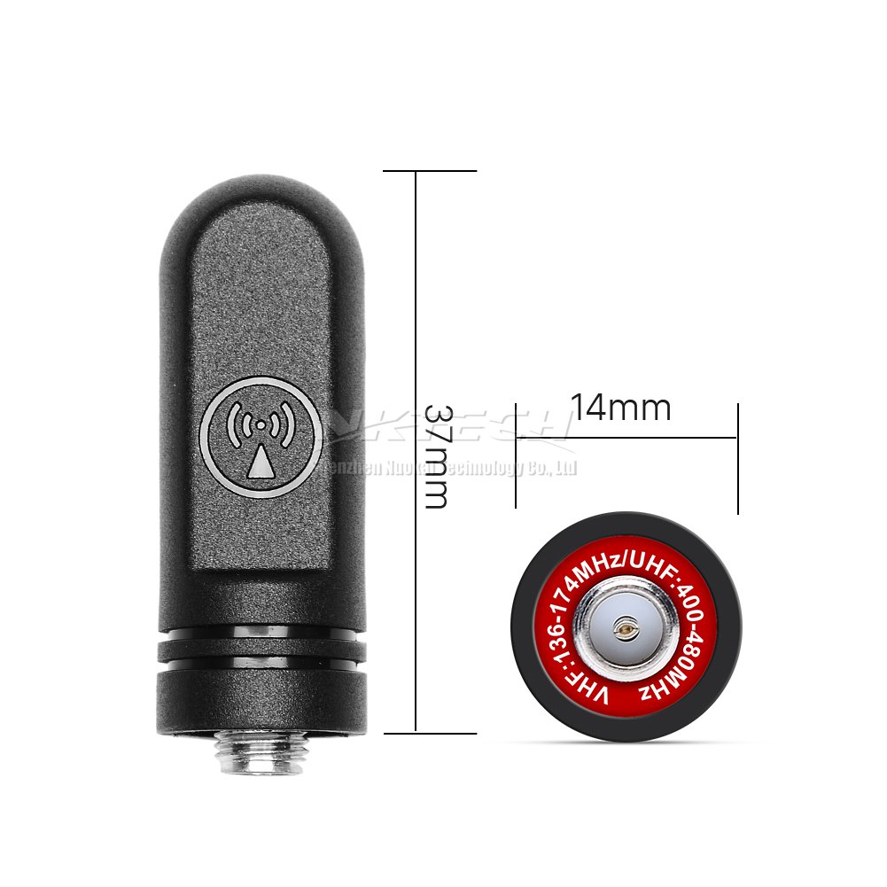 antenna dual-band SMA femmina per ricetrasmittenti BaoFeng UV-5R PLUS, DM-5R, UV-5X, GT-1, GT-3, GT-3TP, GT-5, GT-5TP, UV-5RA, UV-82, UV-5RTP, BF-UVB3, UV-9R e Yaesu, Kenwood Hyt, Wouxun