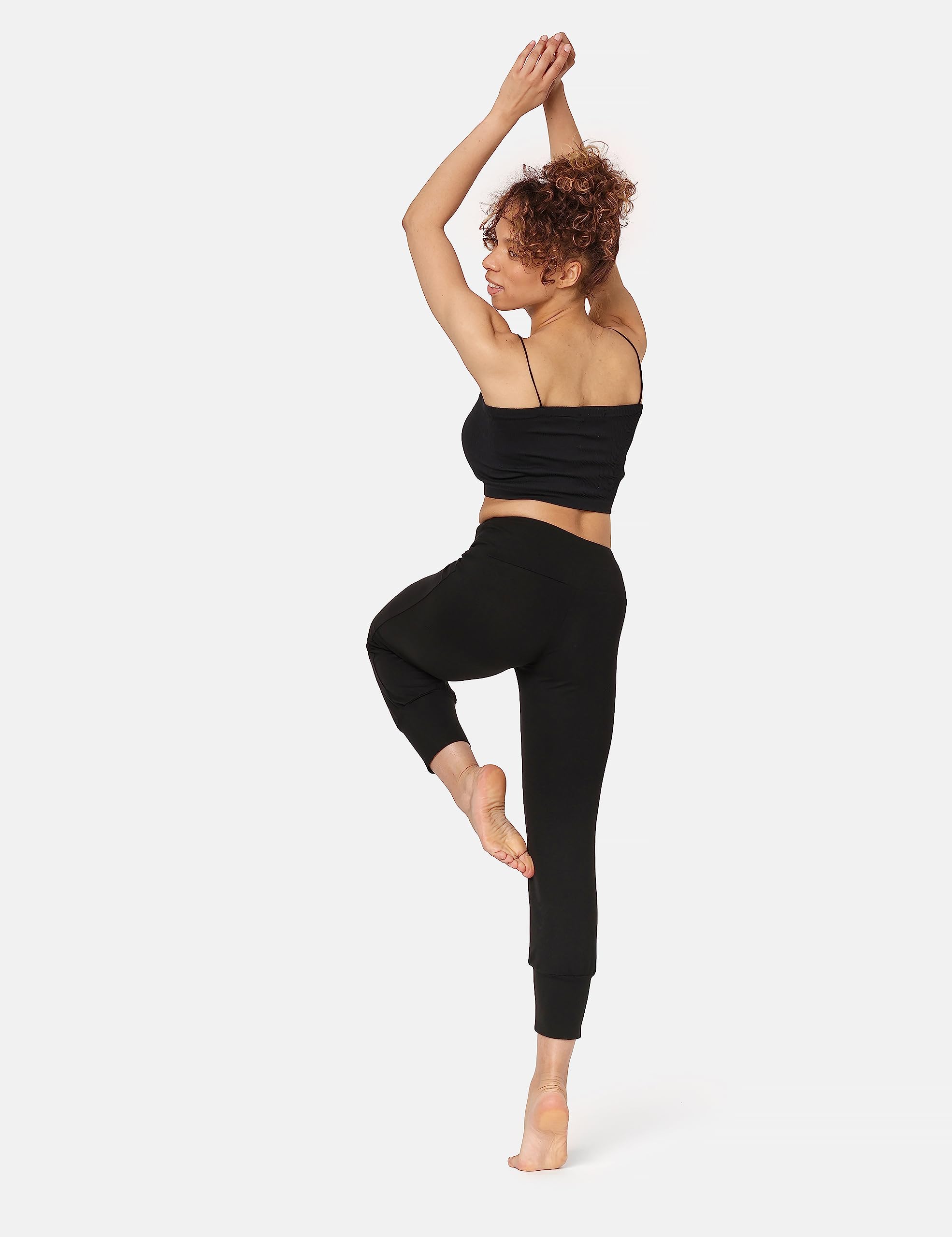 Bellivalini Pantaloni Yoga Donna Comodi 3/4 Pantaloni Estivi Donna Capri Leggeri Estivi BLV50-283