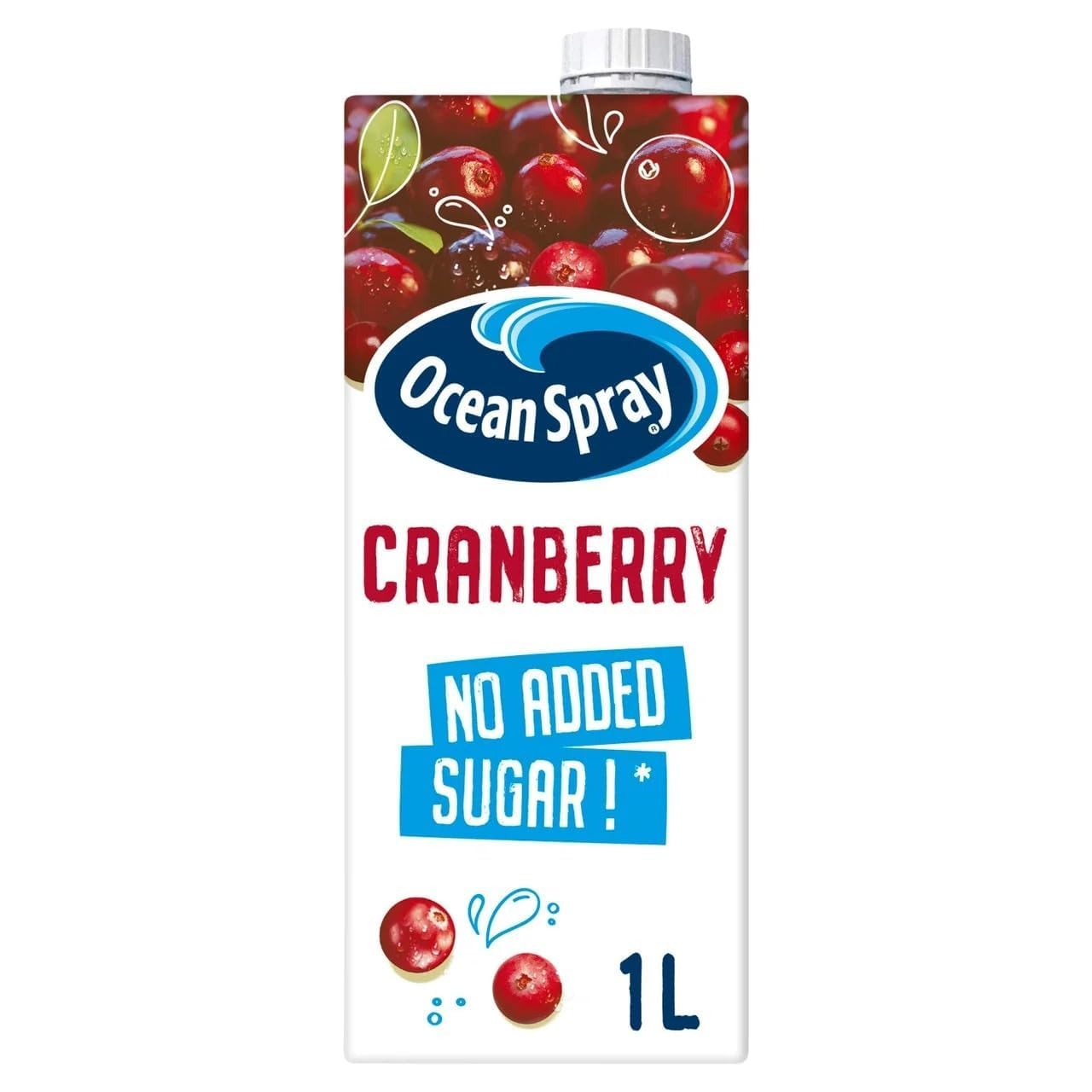 ASK Traders Oceans Spray Cranberry Juice Made With Real Cranberries With No Added Sugar 1 Litre (Imported)-image-31