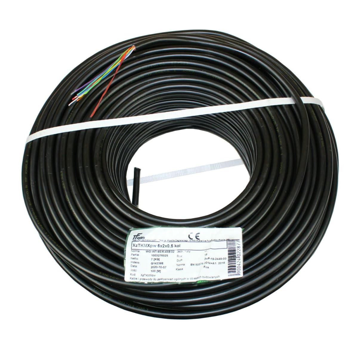 6x2x0,5mm Erdkabel mit hydrophobes Gel Elektrokabel, wasserdicht Fernmeldekabel, Steuerkabel für Magnetventil/Steuergerät, Telefonkabel (100M)