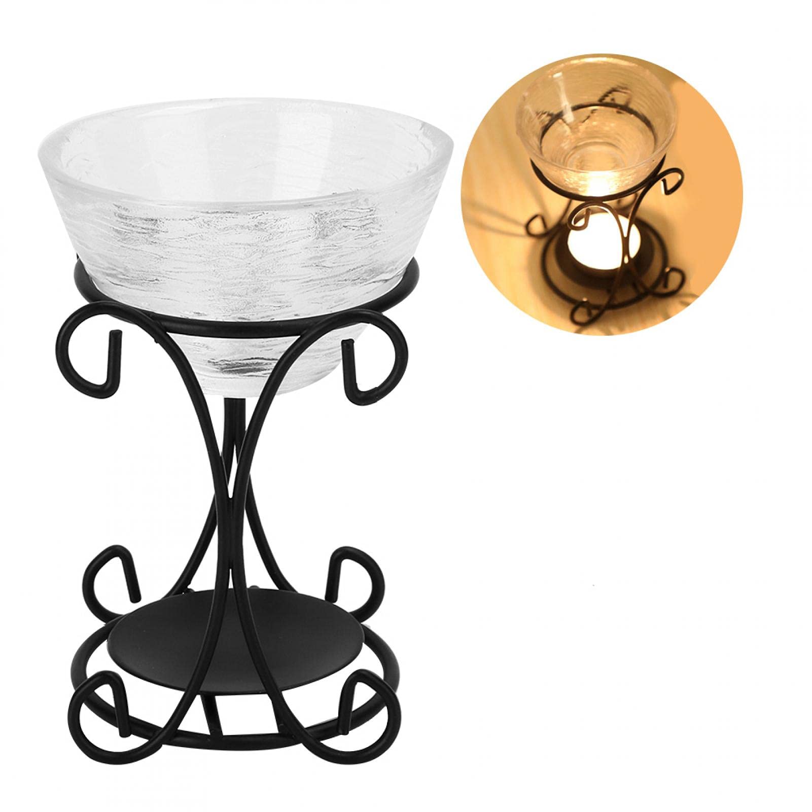 Tealight Candle Holder Oil Burner for Indoor Essential Oil Aromatherapy Candle Burning and Incense Diffuser Furnace