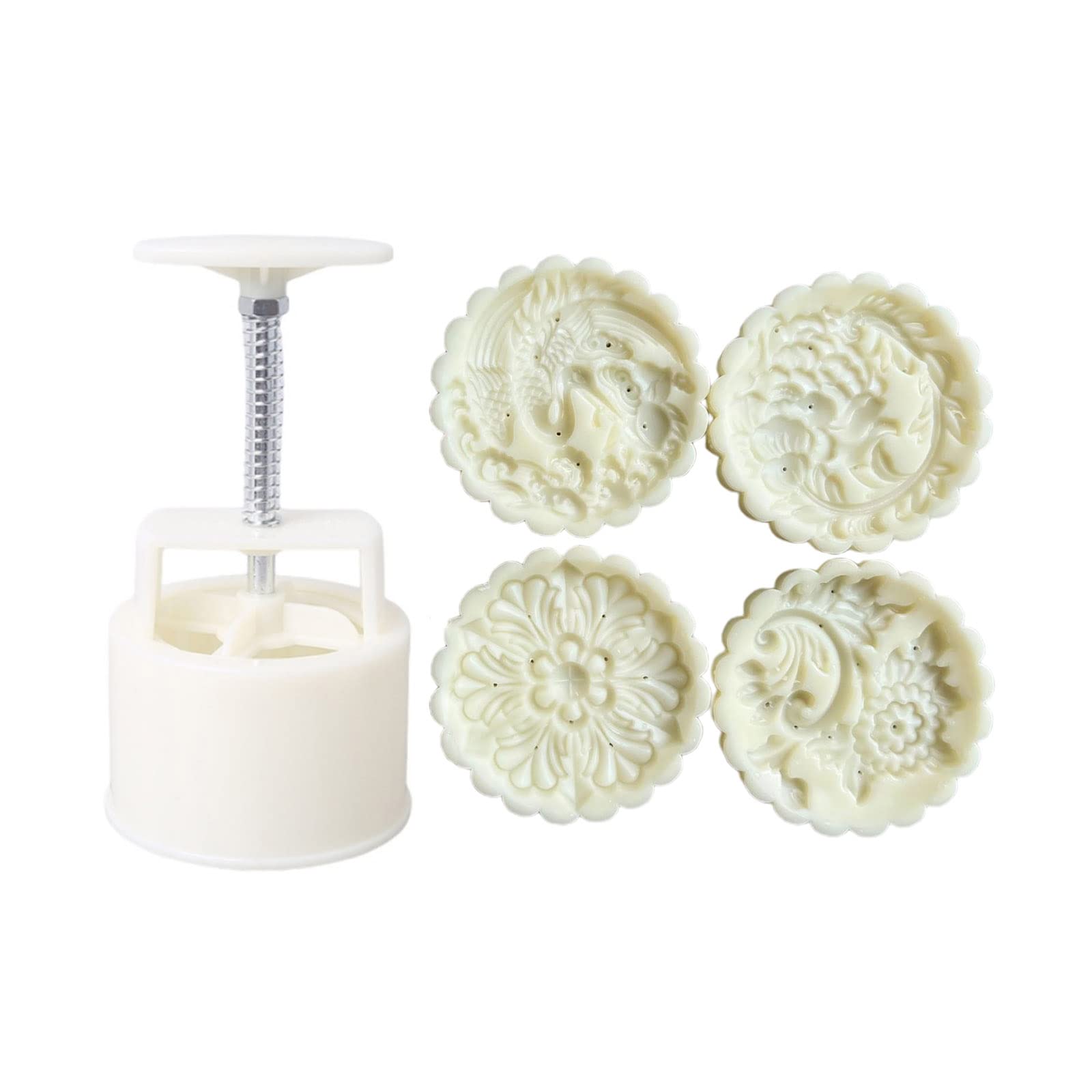 Moule à gâteau de Lune en fleur 150g-200g à pression manuelle pour pâtisserie maison
