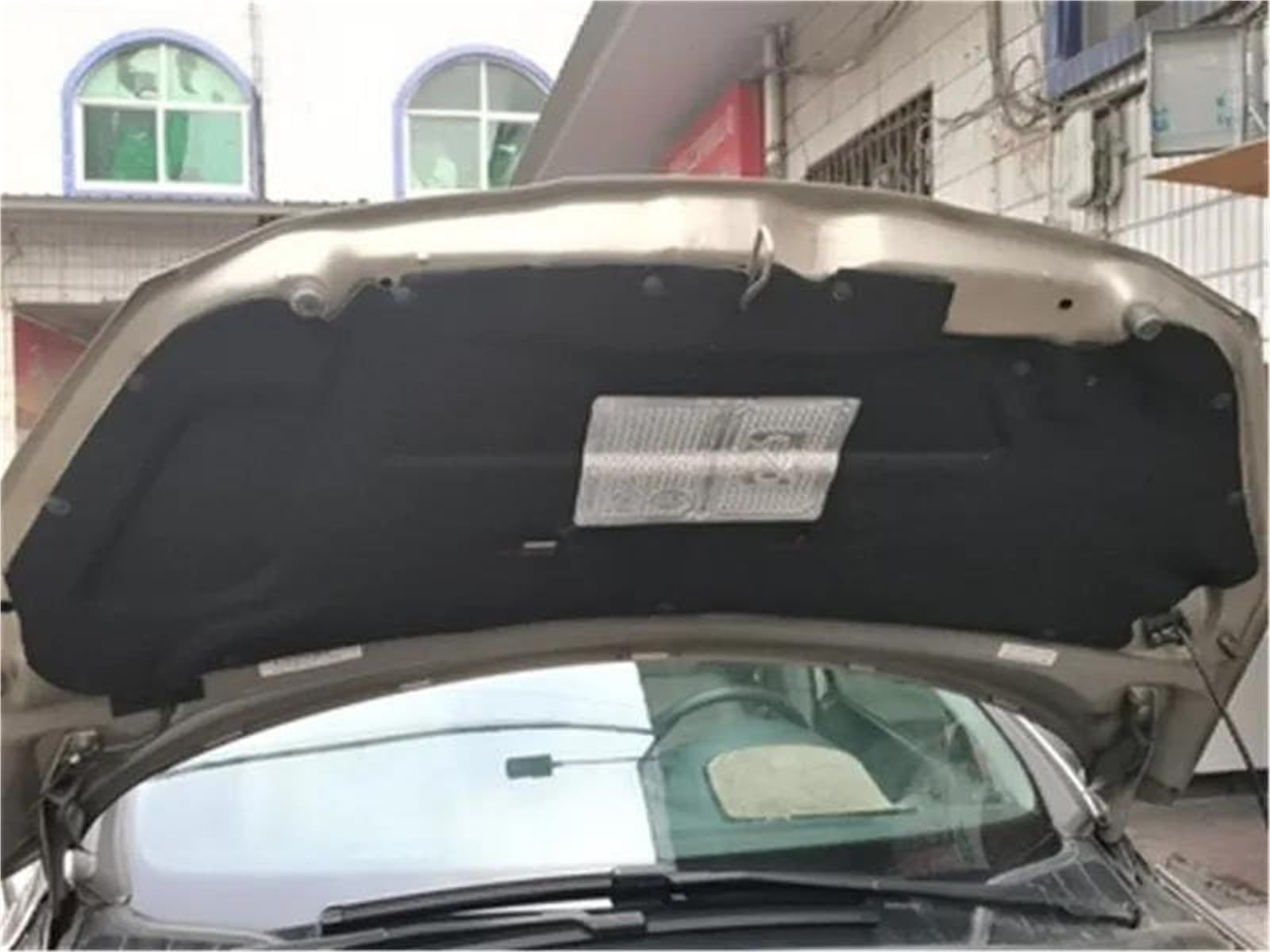 Mata dźwiękochłonna na maskę samochodu, silnik, bawełna