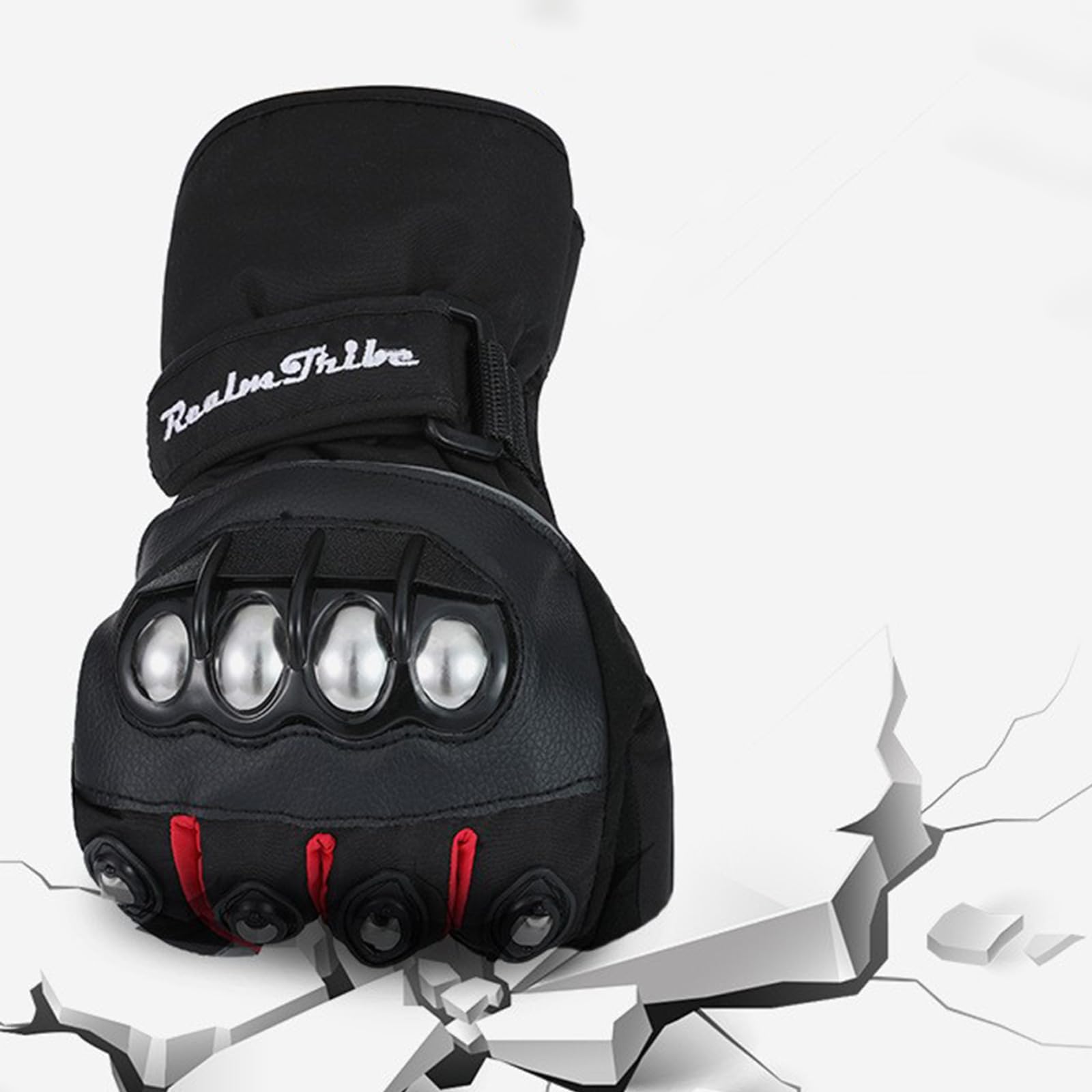 Gants de cyclisme thermiques en polaire pour ski, scooter, ski, snowboard, snowboard, moto et sports de plein air