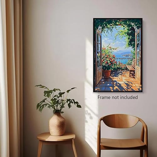 Miniatura 3 de Lienzo vintage de Henri Matisse para pared, estilo retro Matisse, pintura con ventana abierta, pintura para puertas de patio, póster romántico,