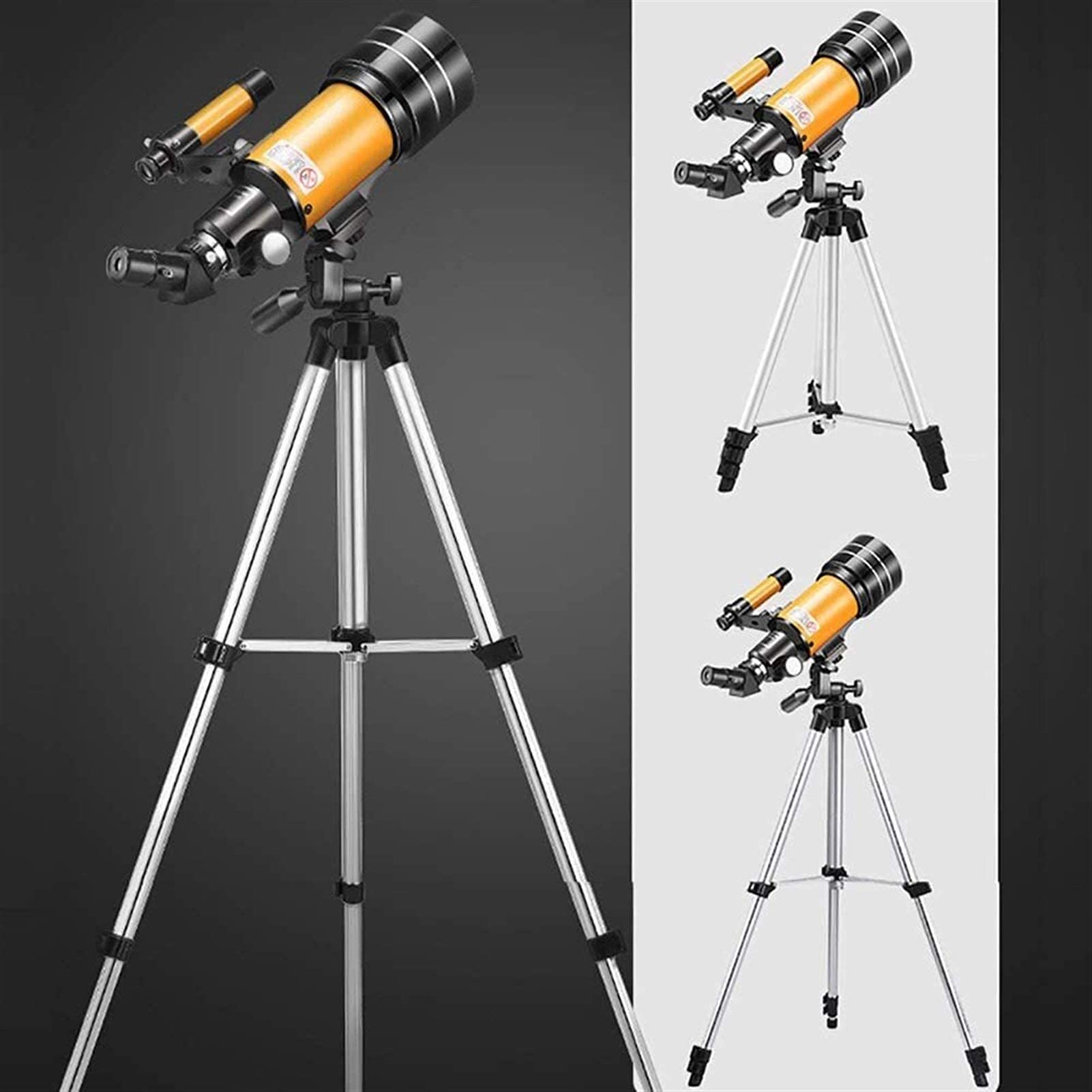 Profesjonalny teleskop astronomiczny z zoomem z klipsem do telefonu Outdoor HD Night Vision 150X refrakcyjny głęboki kosmos oglądanie księżyca prezenty