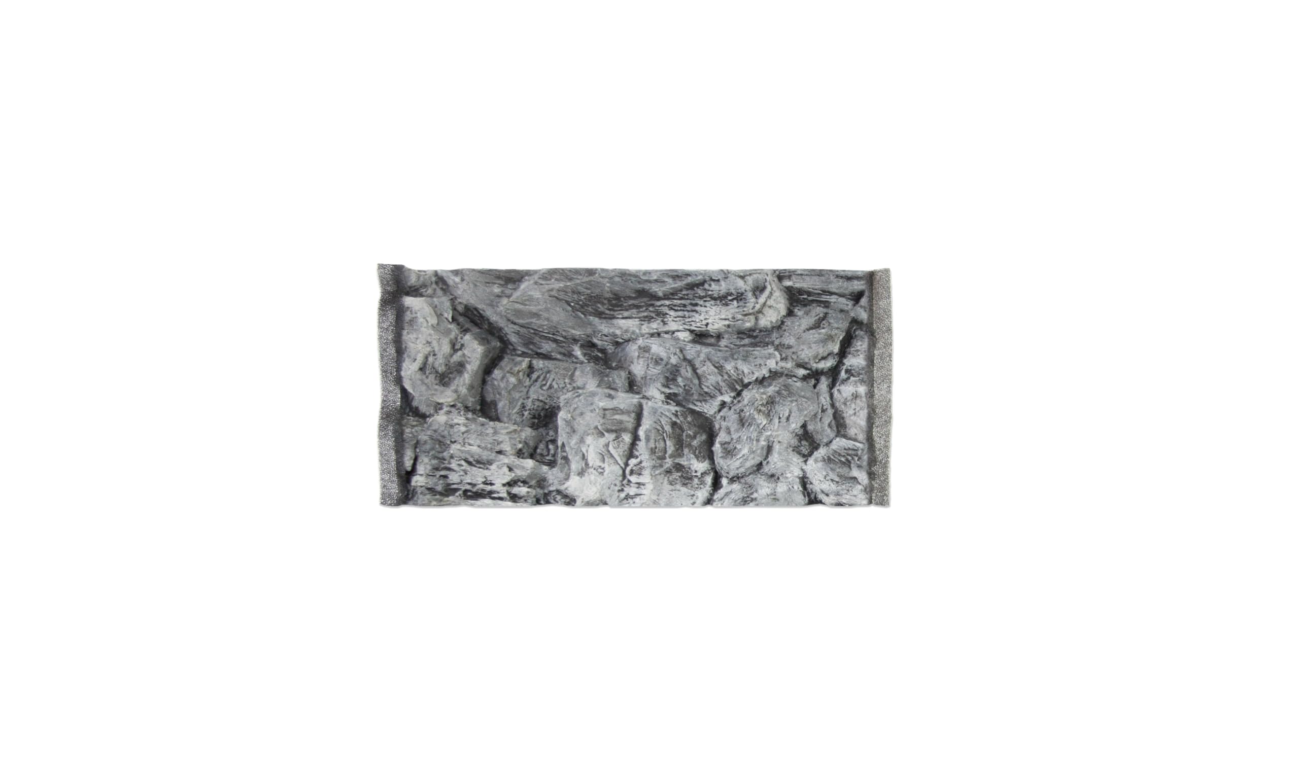 WYSKONT Aquarium background 3D Santorini - Aquarium background - Aquarium accessories - Background - Aquarium decoration - 57x27 cm for Aquarium 60x30 cm - grey colour - Large aquarium โ image 1