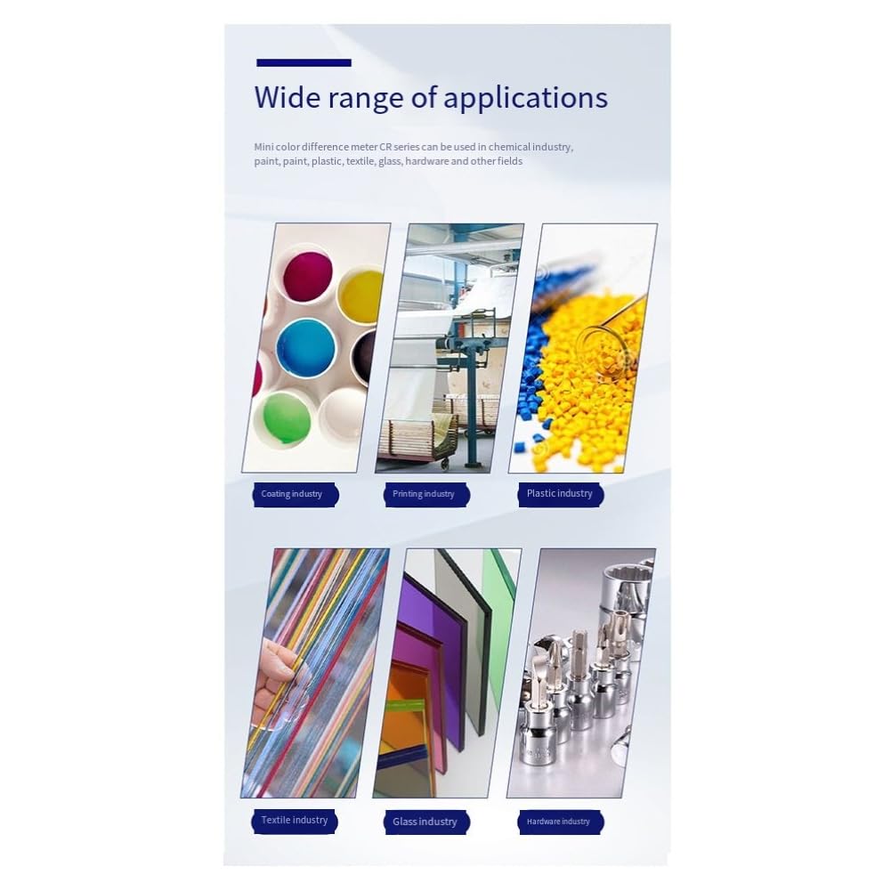 Colorímetro CR30, Comprobador de Revestimiento de Tela y Pintura de Alta Precisión, Colorímetro, Espectrofotómetro, Colorímetro