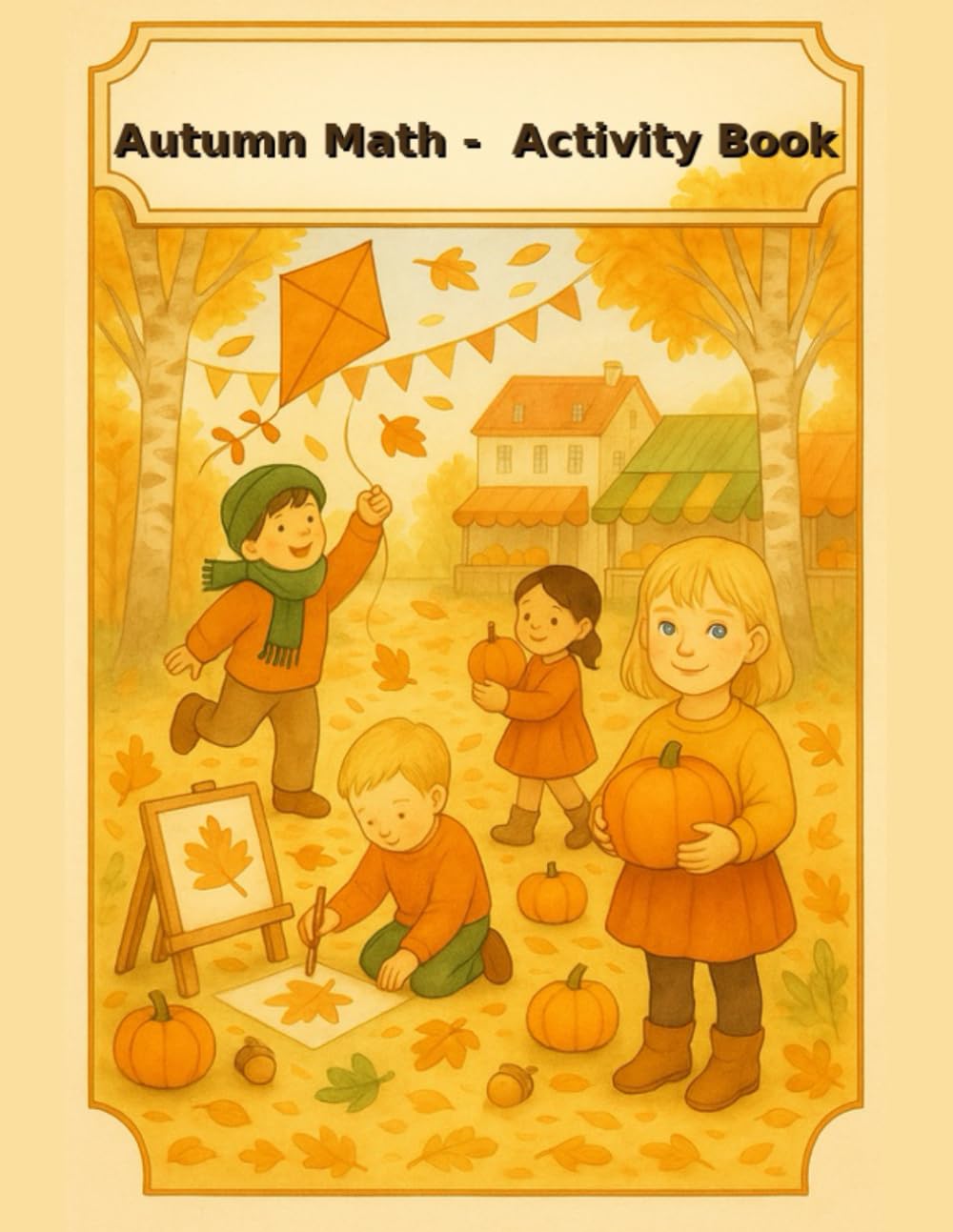 Autumn Math & Activity Book: A Fun Workbook for Kindergarten & 1st Grade with 50 Autumn-Themed Pages (Academia Collection)