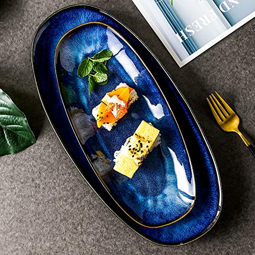 Talerze obiadowe japoński styl talerz domowe ryby gotowane na parze kreatywne sushi bardzo odpowiednie do restauracji, hoteli itp. Kuchenna salaterka