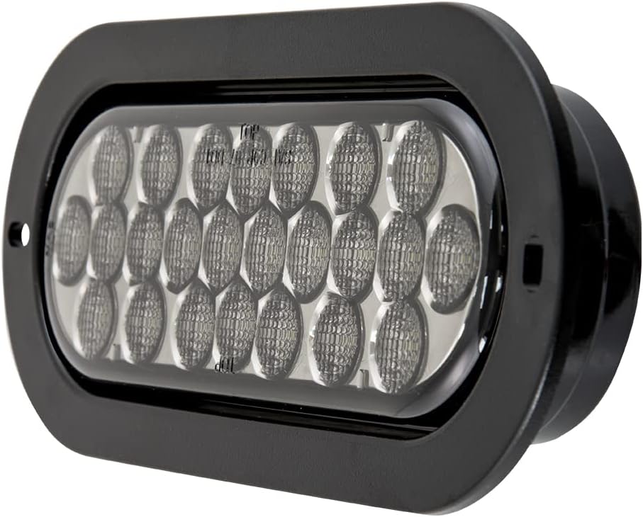GG Grand General 78247 Oval Pearl Smoke/White 24 LED Flange Mount Sealed Light, 12V