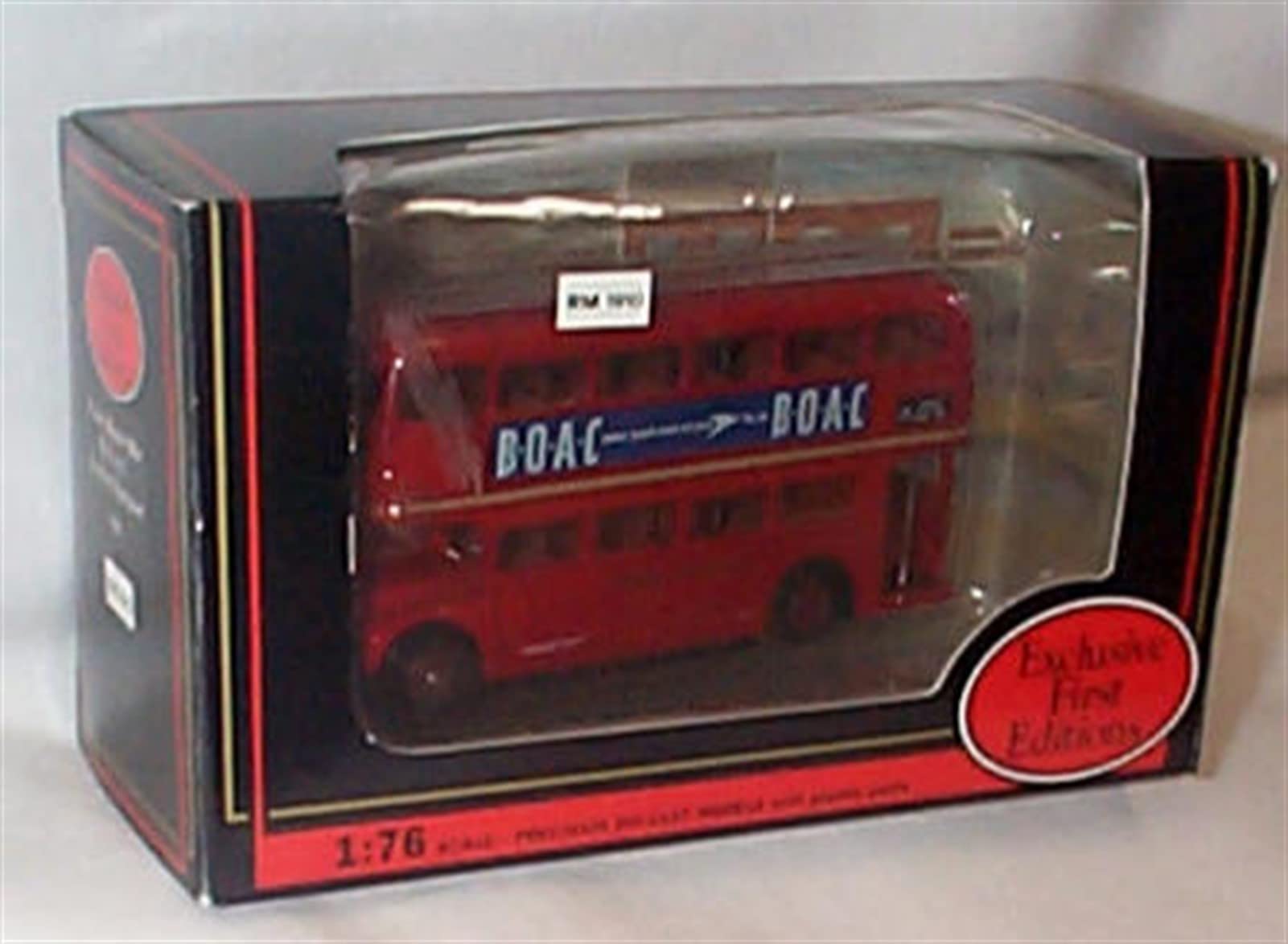 EFE Route Master Bus London Transport BOAC Rt 15 Lad Grve RM1910 bus 1:76 scale diecast model