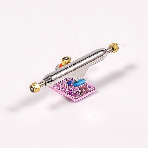 Miniatura 9 de Camiones de diapasón con bujes de uretano mejorados y copa de pivote, 1.339 in 1.260 in de ancho, pin principal normal (rojo, 1.339 in)