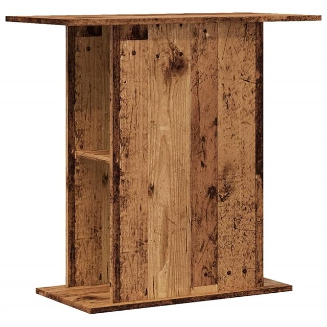 vidaXL Soporte para acuario de madera vieja 36x75x72