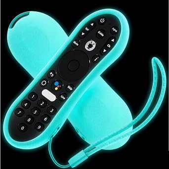 Glow-in-The-Dark Silicone Protective Case for TiVo Stream 4K Remote Thin Honeycomb Textured, Anti-Slip & Shockproof Cover Sleeve for TiVo Stream Remote Controller