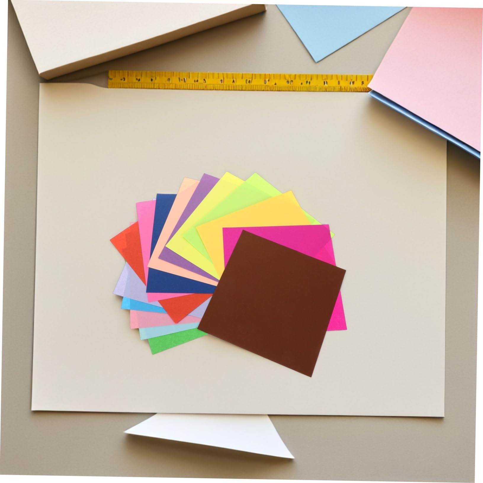 Carta Origami per Bambini 15cm Quadrata 600 Fogli Colorata