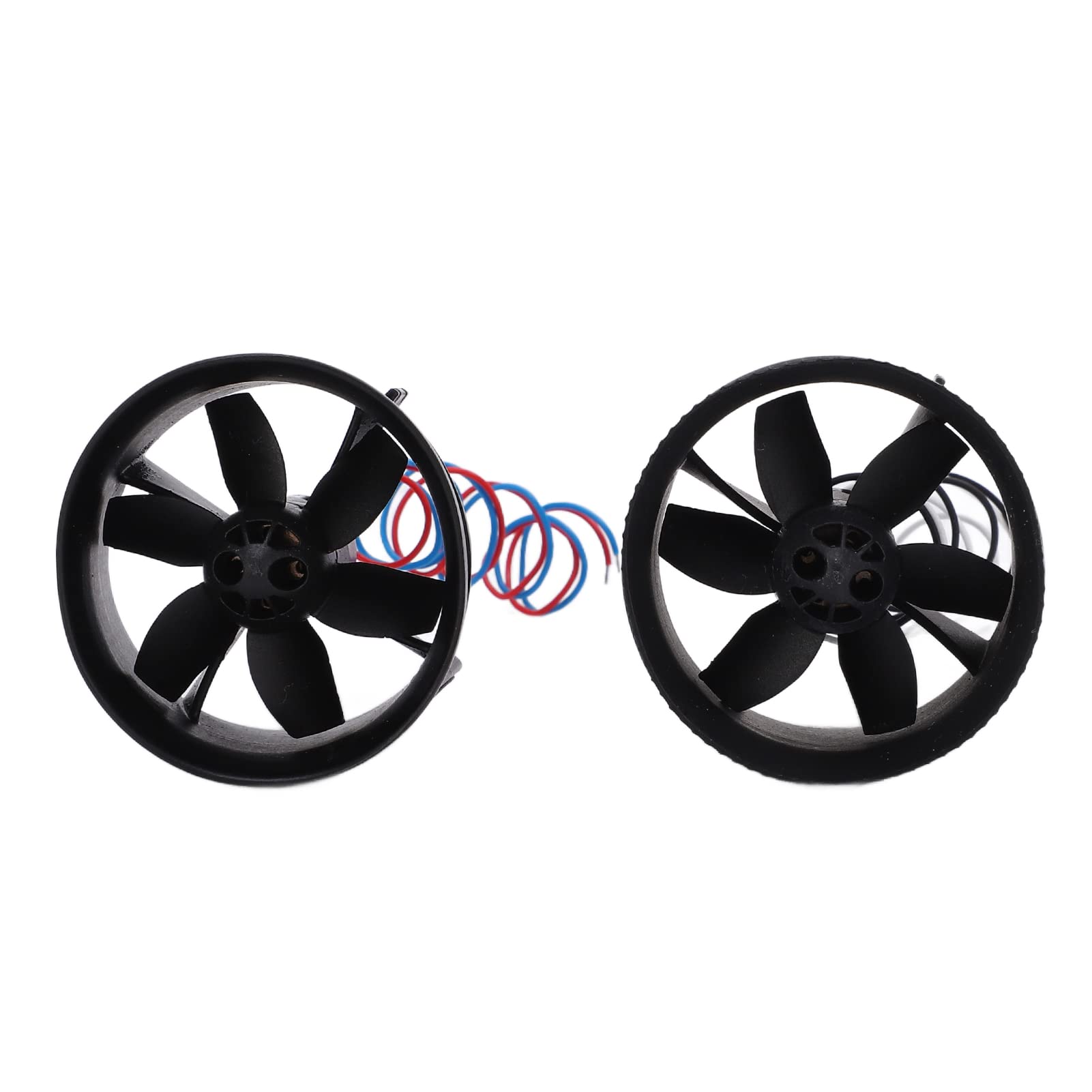 POENVFPO High-Performance RC Ducted Fan, 2-Piece Ducted Fan Assembly Kit with Motor, 30mm EDF, 6 Blades for Drone RC Plane - Image 2