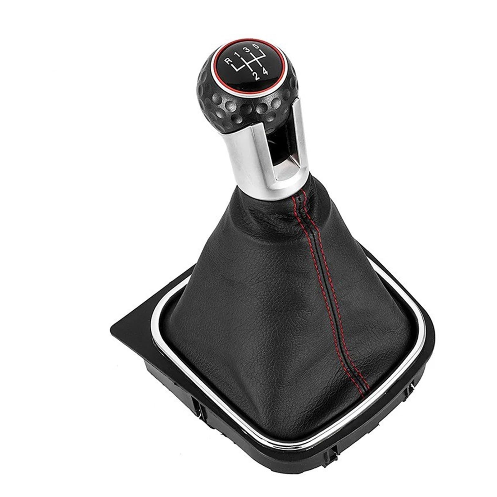 SAUANMNKTP Gearshift Knob for VW for Golf 5 MK5 R32 2004-2009 Gear Shift Knob Car Stick Lever Shifter Handball(5 Speed)
