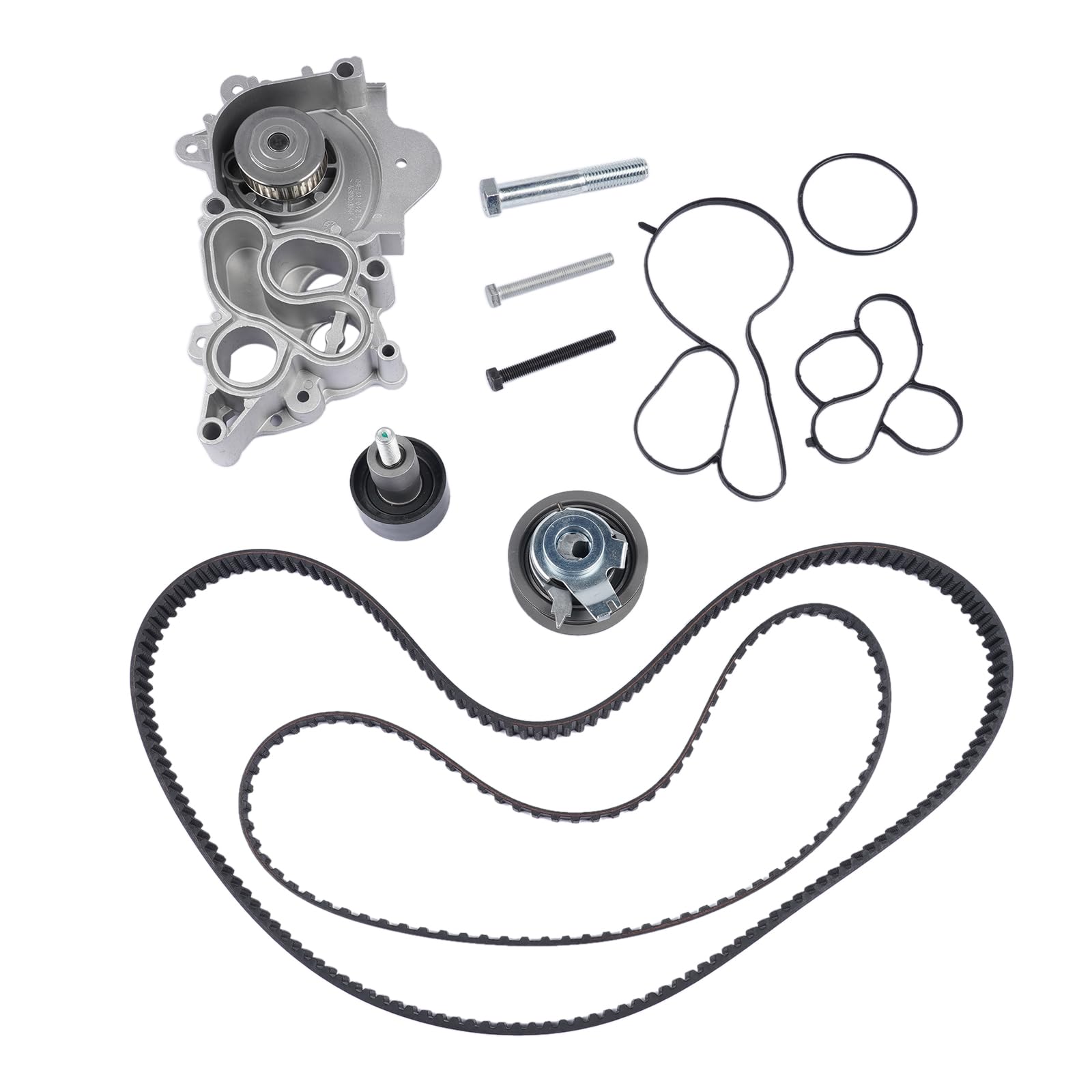 Juego de correas de distribución para bomba de agua compatible con A4 Q3 Le0n Ibi-za 0ctavia G0lf Bee-tle 1.4 TSi CT1167WP2PRO 1987946958