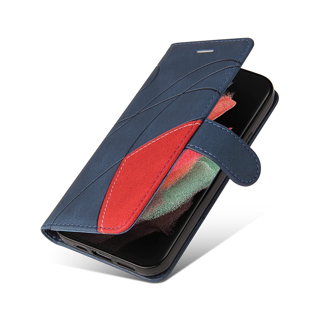 Jasonyu Cover per iPhone 13 Pro Flip Custodia in Pelle PU, Cover a Libro Portafoglio, Funzione Supporto, Magnetica, Slot Schede, TPU Bumper Caso Custodia per iPhone 13 Pro (Marrone