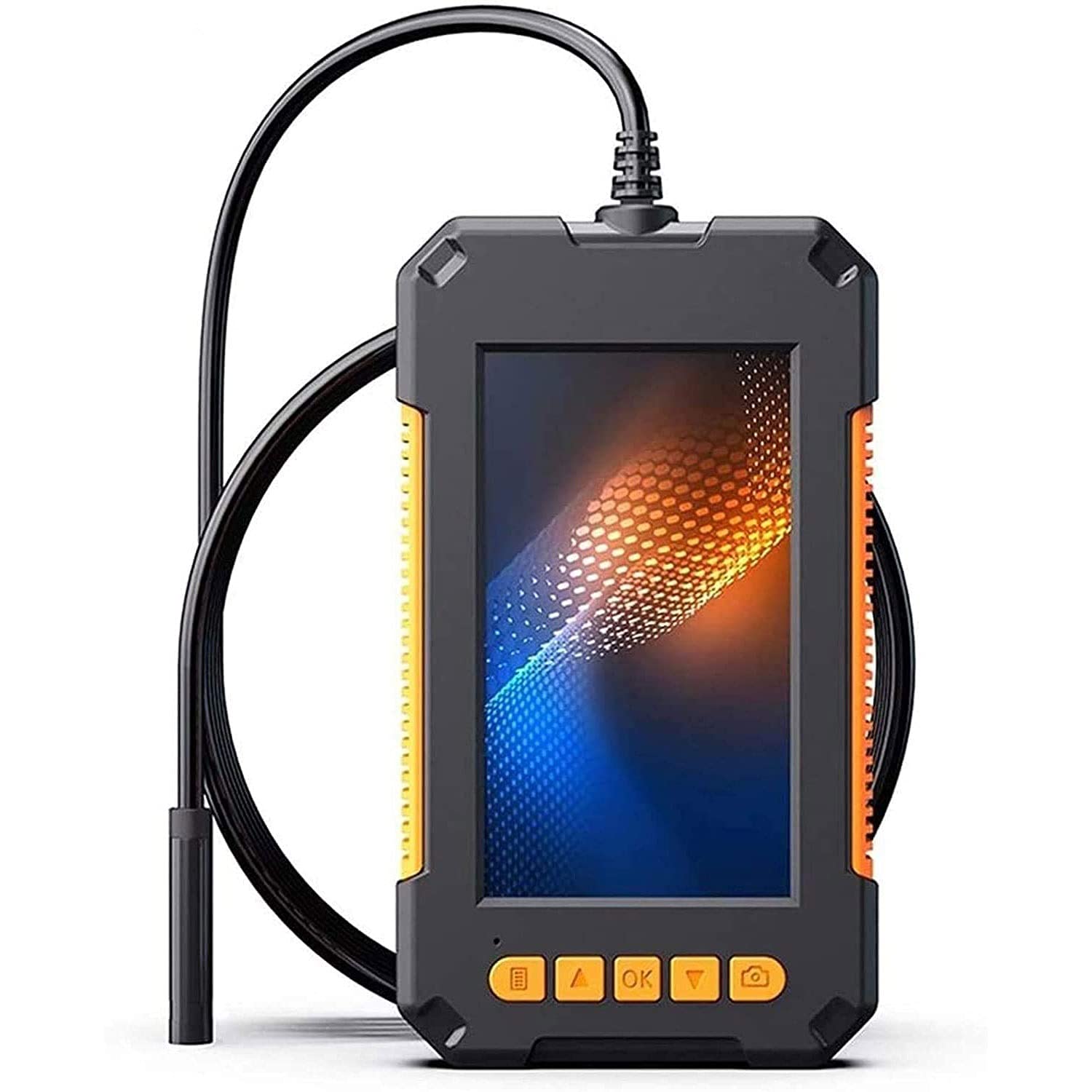 Przemysłowa Kamera Inspekcyjna Z Boroskopem Cyfrowym 8Mm 1080P Hd 4,3-Calowy Ekran Lcd Ip68 Wodoodporna Kamera Węża Z 8 Diodami Led