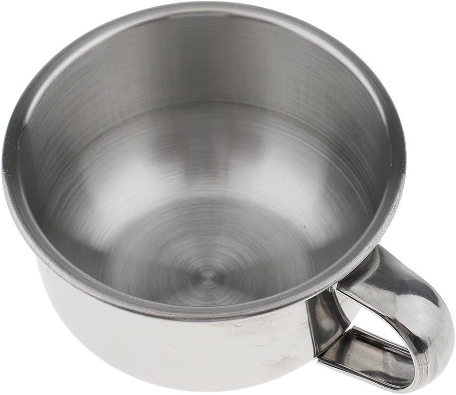 Wholesale 5pcs Men Grooming Shaving Bowls Bowl with Handle Stainless Steel