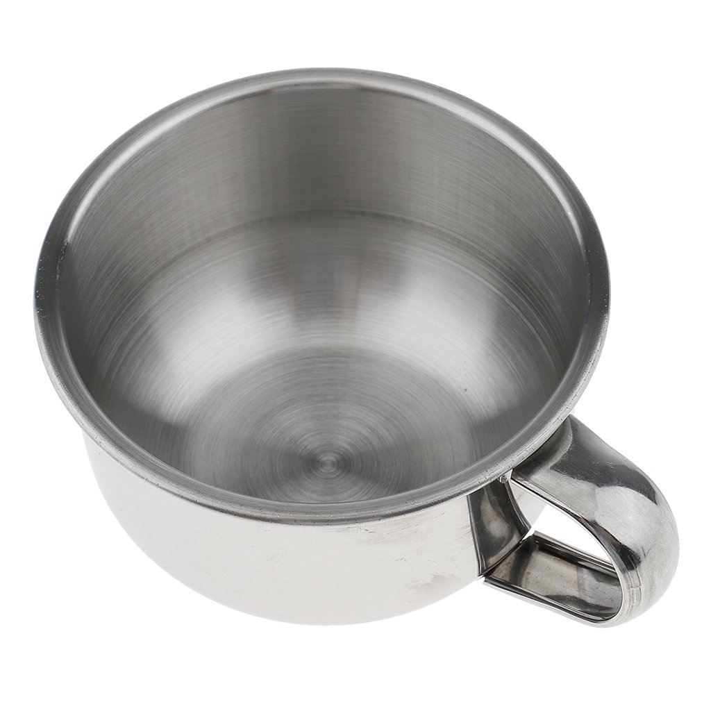 5 Pcs Stainless Steel Mens Shaving Bowl for Shaving Beard Brush