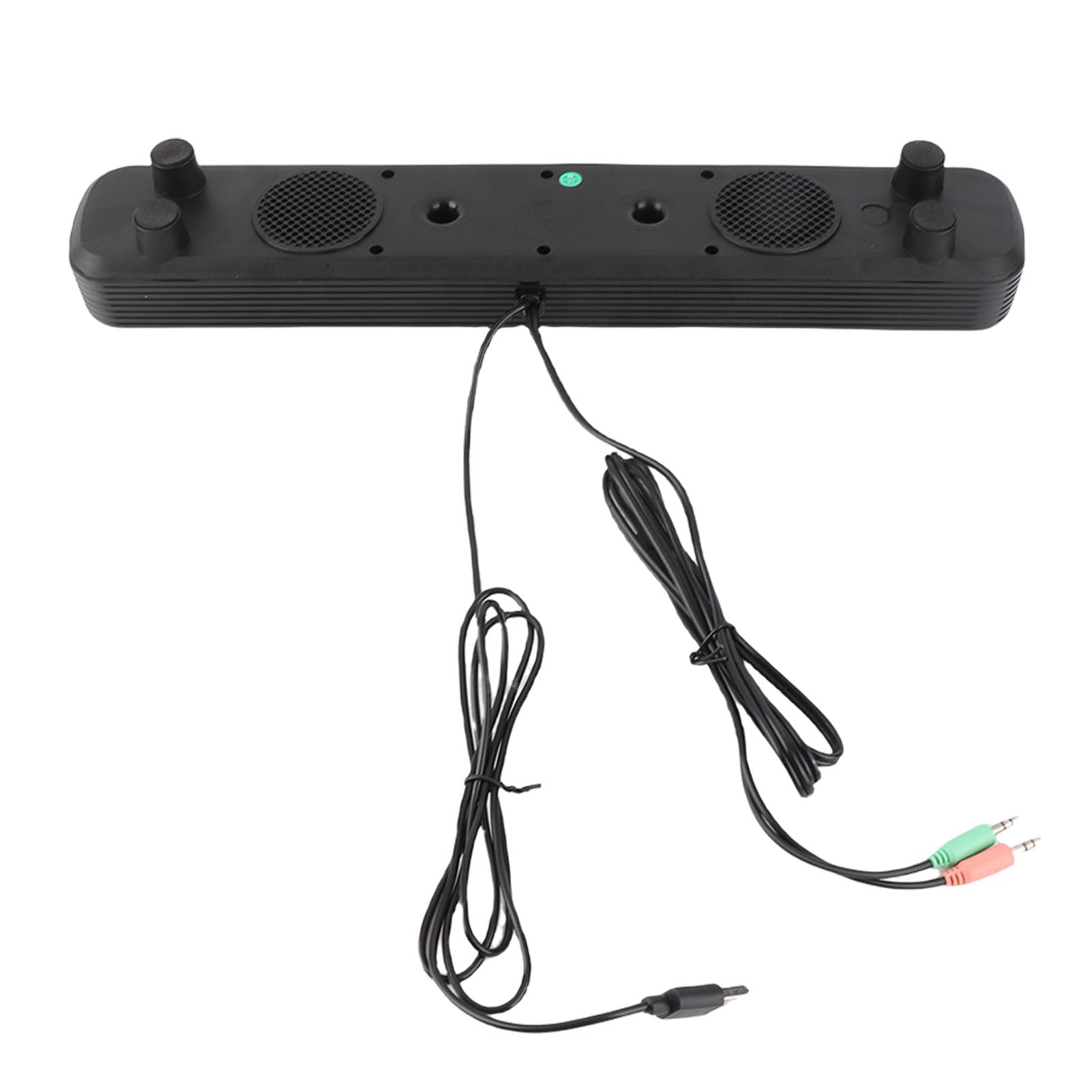 Wakects Barre de Son pour Ordinateur, 16,5 Pouces 3W Double Haut-Parleur