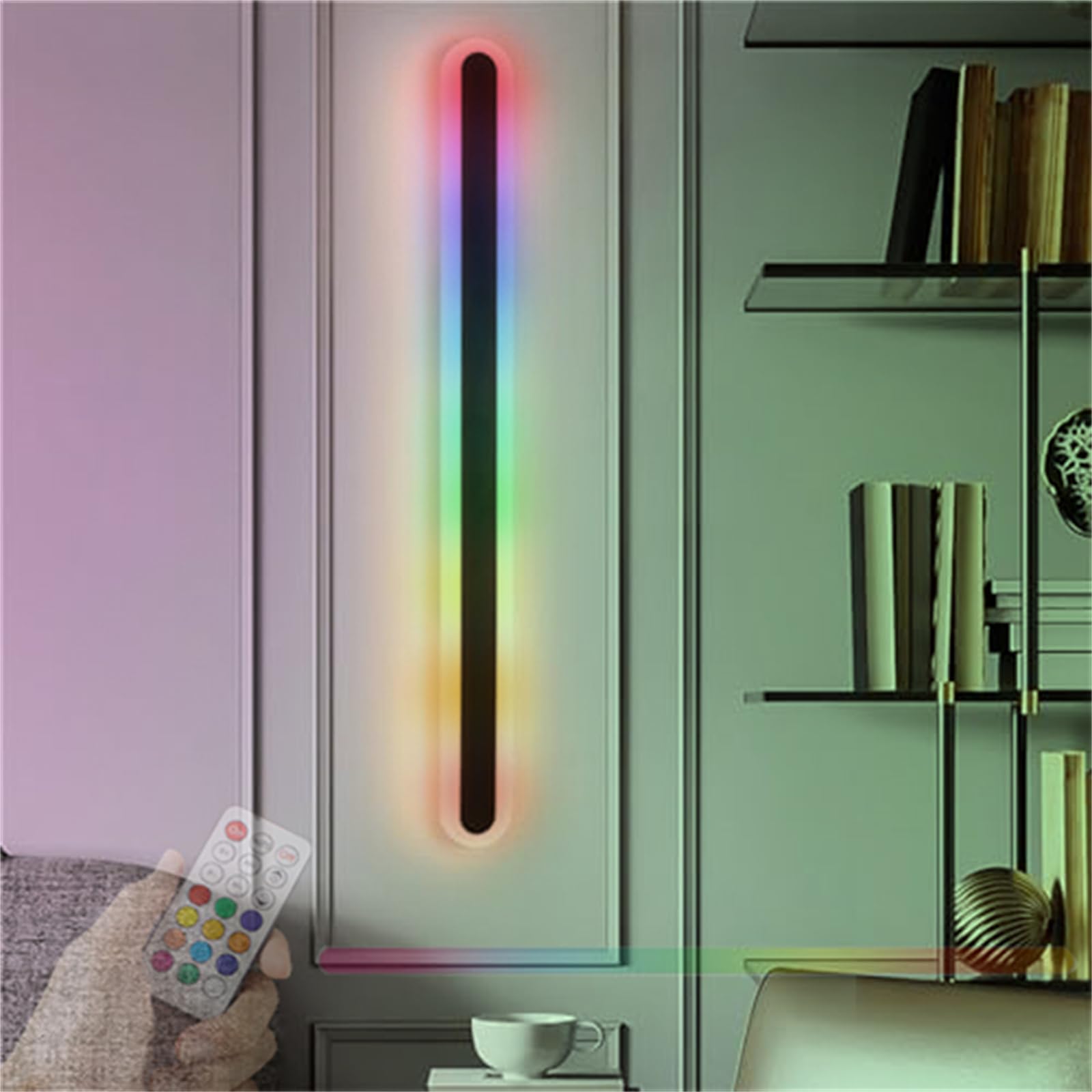 Aplique interior LED RGB para iluminar pasillos oscuros con diseño moderno de 30CM 8