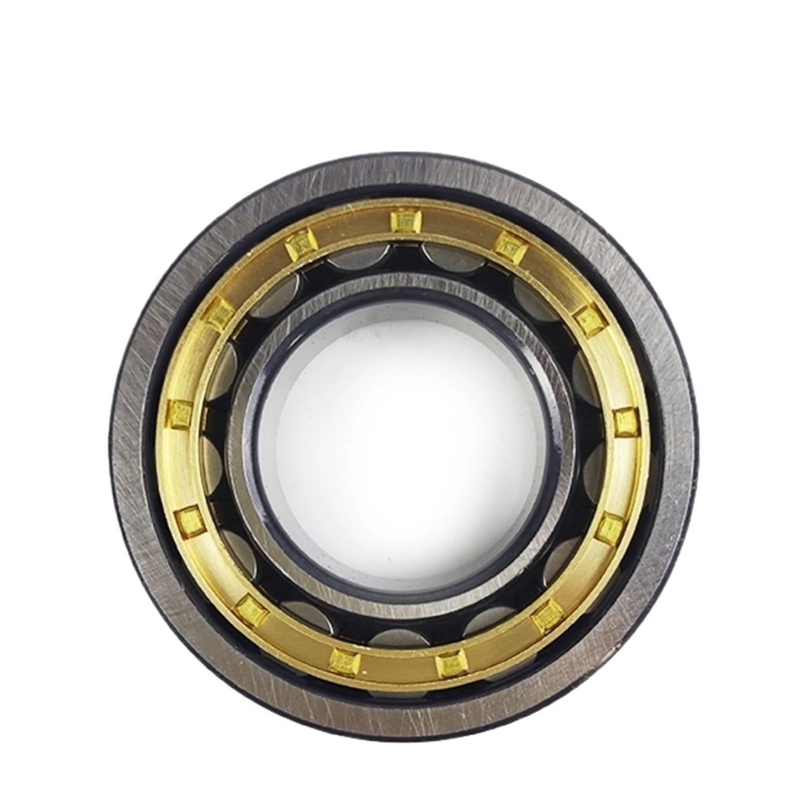 KNIUWMBMH 1 PCS Cylindrical Roller Bearing NU204 205 206 207 208 209 210 EM Copper cage Reduction Motor Bearing(Nu210em 50x90x20)