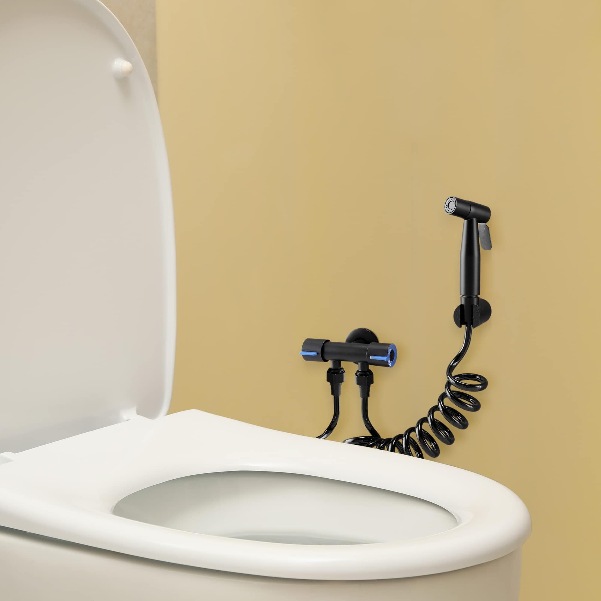 Opryskiwacz bidetowy do toalety, ręczny bidet ze stali nierdzewnej, ręczna głowica prysznicowa bidetu, pistolet natryskowy do toalety do higieny łazienki, czyszczenia pieluch, kąpieli zwierząt