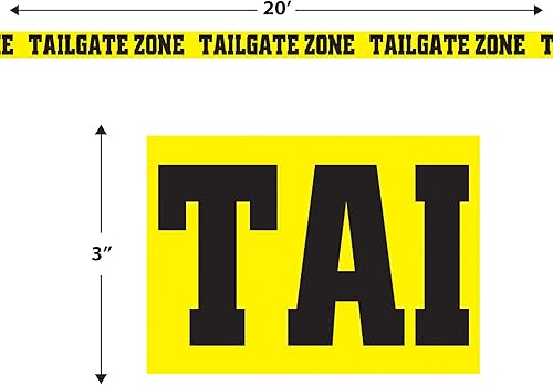 Miniatura 2 de Cinta adhesiva para fiesta de la zona trasera (1 unidad) (1/paquete)