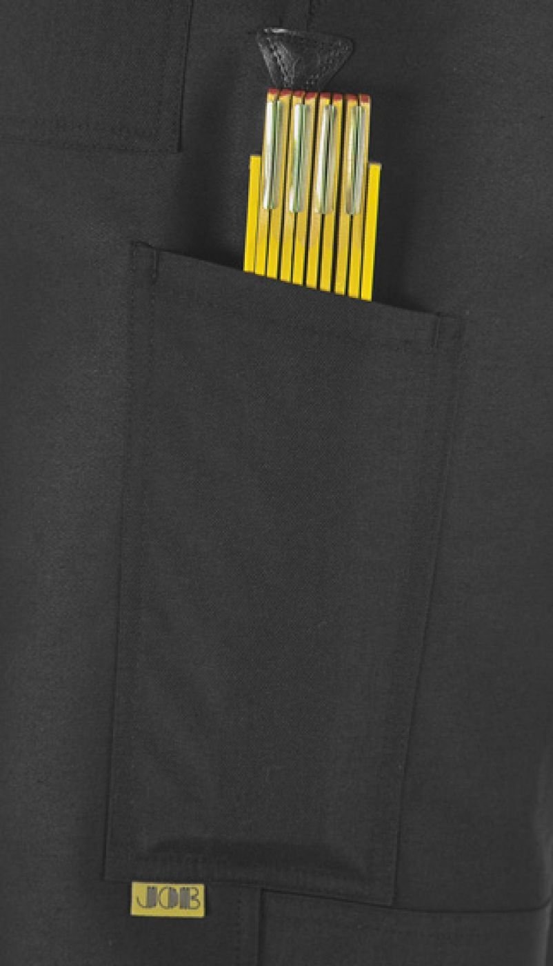 Job Uncool - Pantalones de trabajo (doble piloto/teflón) con equipamiento Cordura