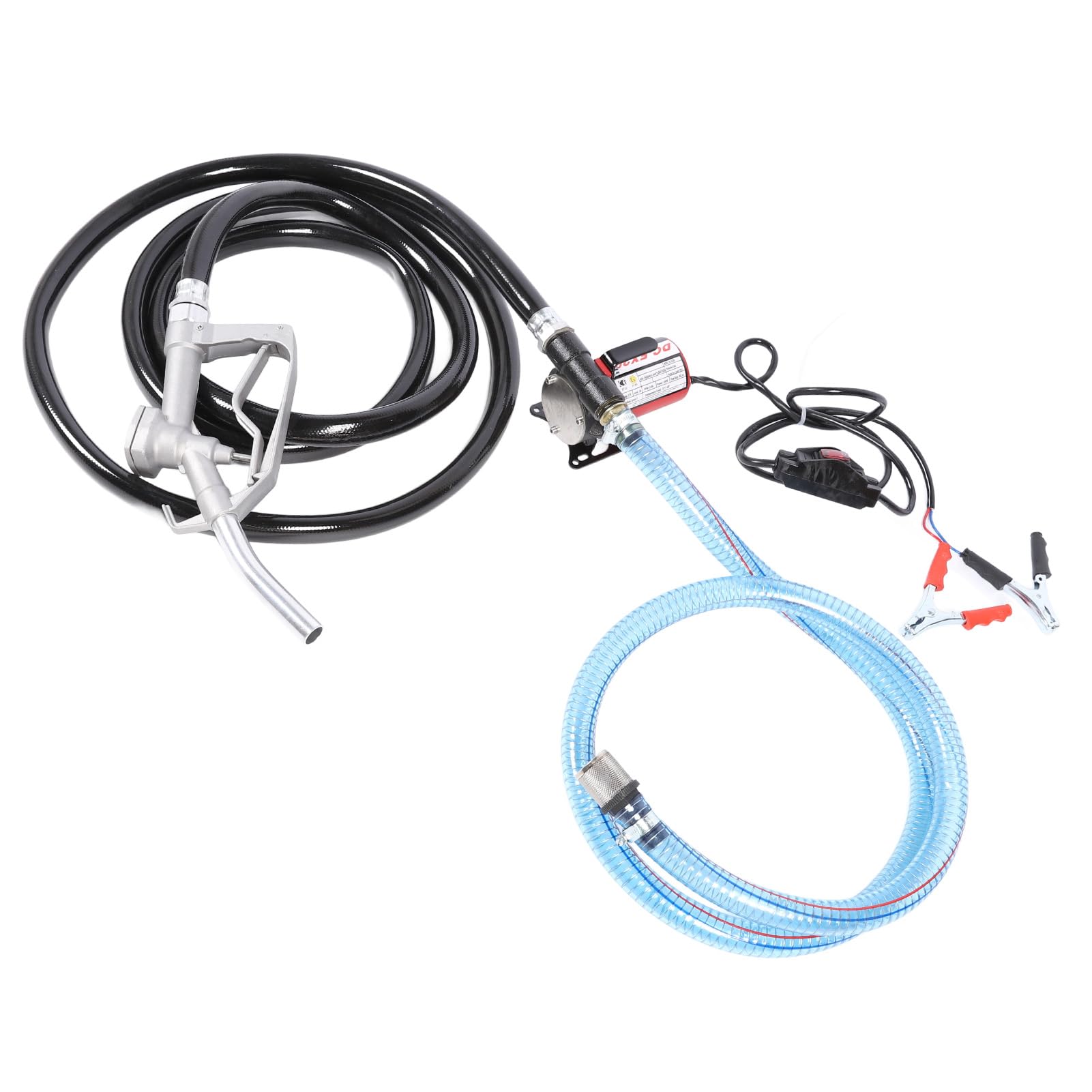 Bomba de Aceite de Auto Cebado, Bomba de Aceite Eléctrica de 12 V con Interruptor, Bomba de Transferencia de Auto Cebado, Bomba de Aceite Eficiente Compacta con Interruptor,