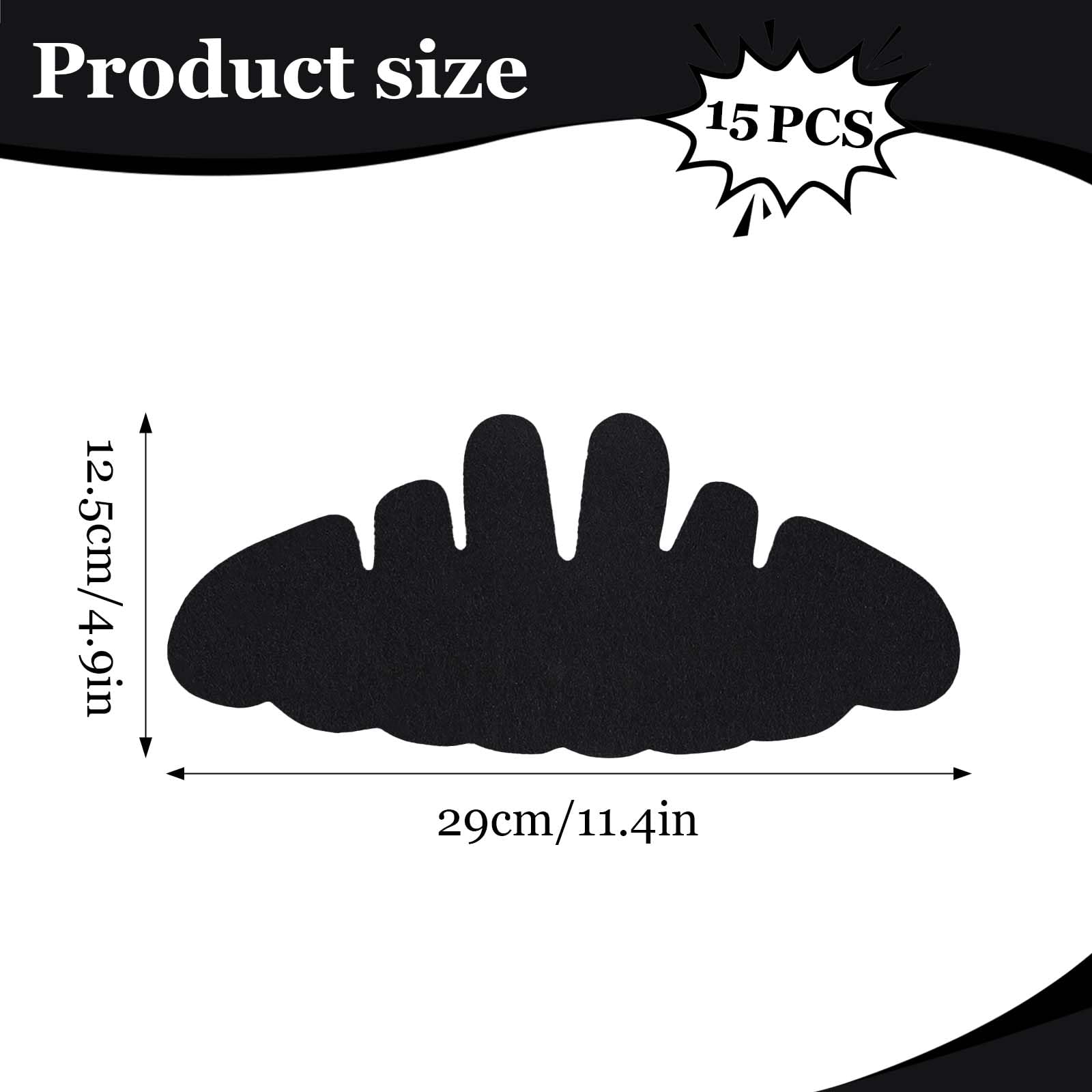 Oruola Lot de 15 inserts façonneurs de casquettes, protecteurs de casquettes avec design unique, lavables et réutilisables, protection contre la transpiration