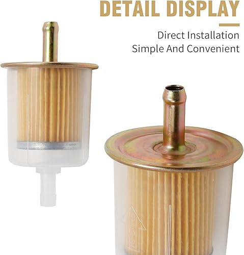 Miniatura 4 de Filtros de combustible en línea 3/8 para tractores industriales, automóviles, camiones, motocicletas, motor de gasolina en línea, filtro de