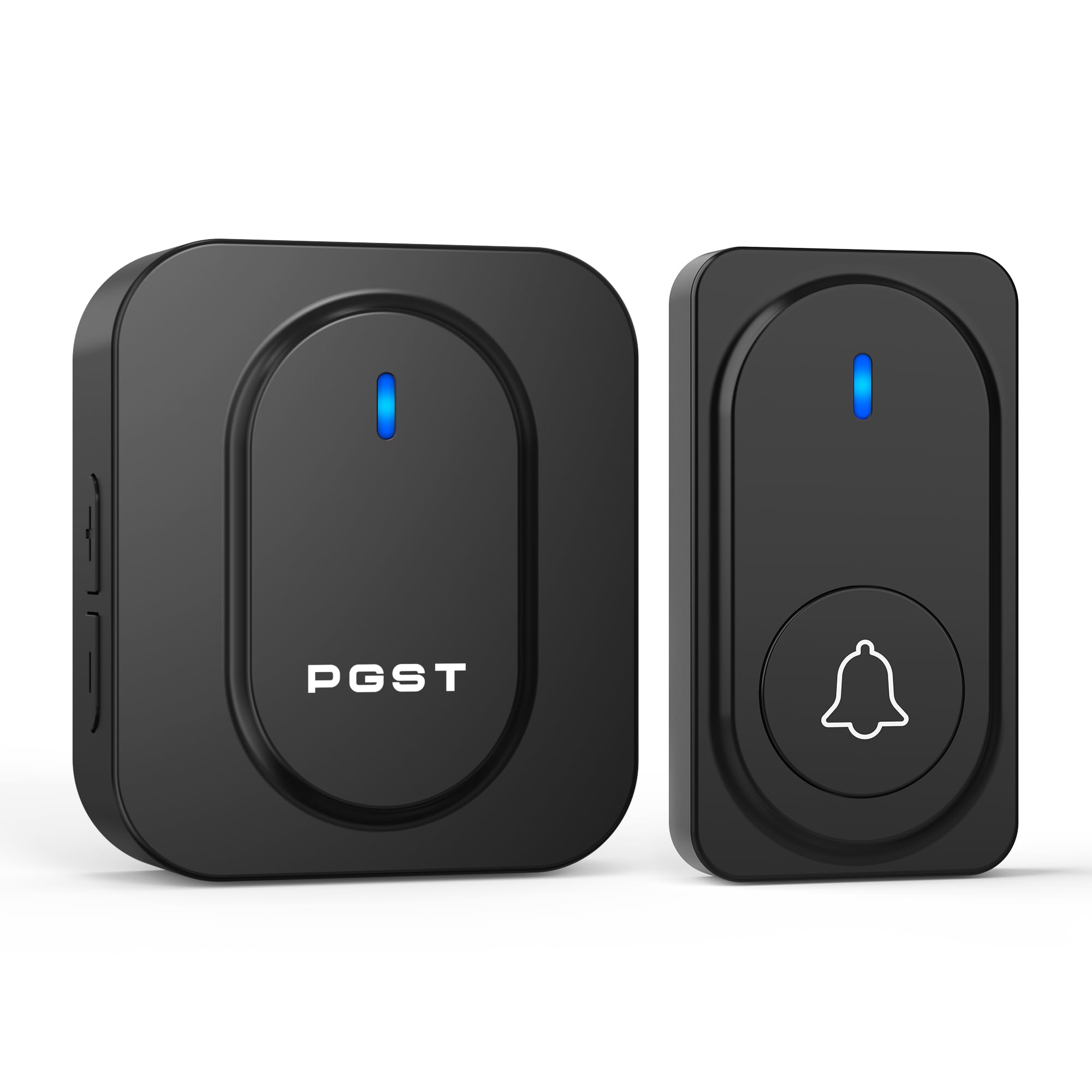 Works Right Out of the Box,Easy installation,7-Level Volume Control,Waterproof Door Bell,Memory Function,for Home/Kids/Office PGST Wireless Doorbell for Home,1000Ft Range & 36 Chimes Battery Doorbell