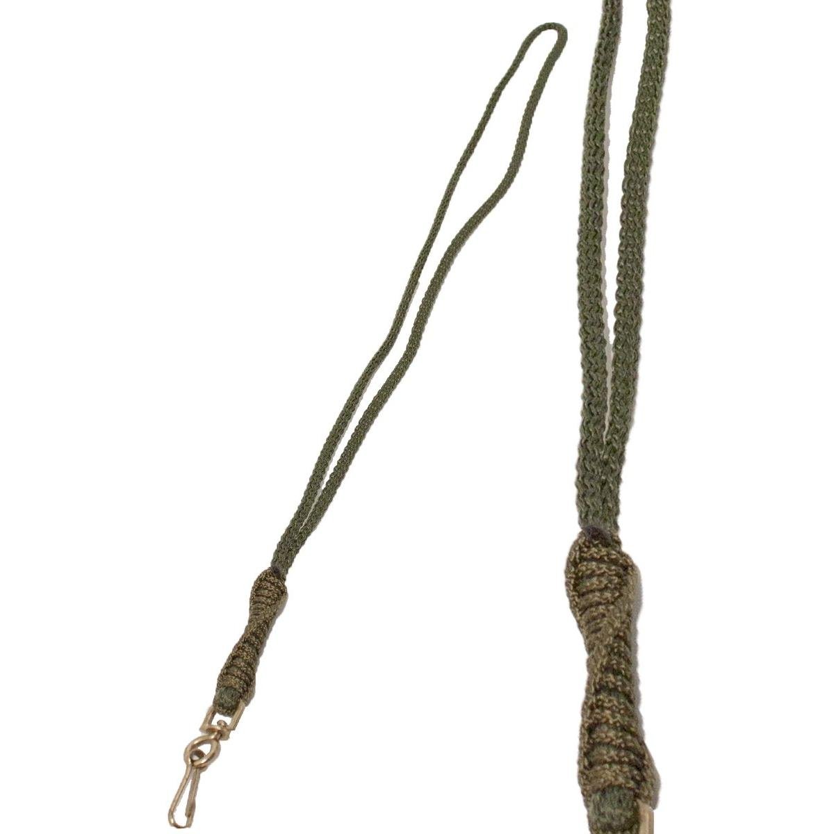Bisley Green Twisted Lanyard