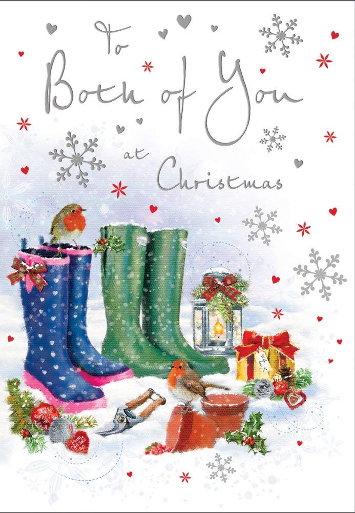 Piccadilly Greetings Traditional Christmas Card to Both of You - 9 x 6 inches - Regal Publishing