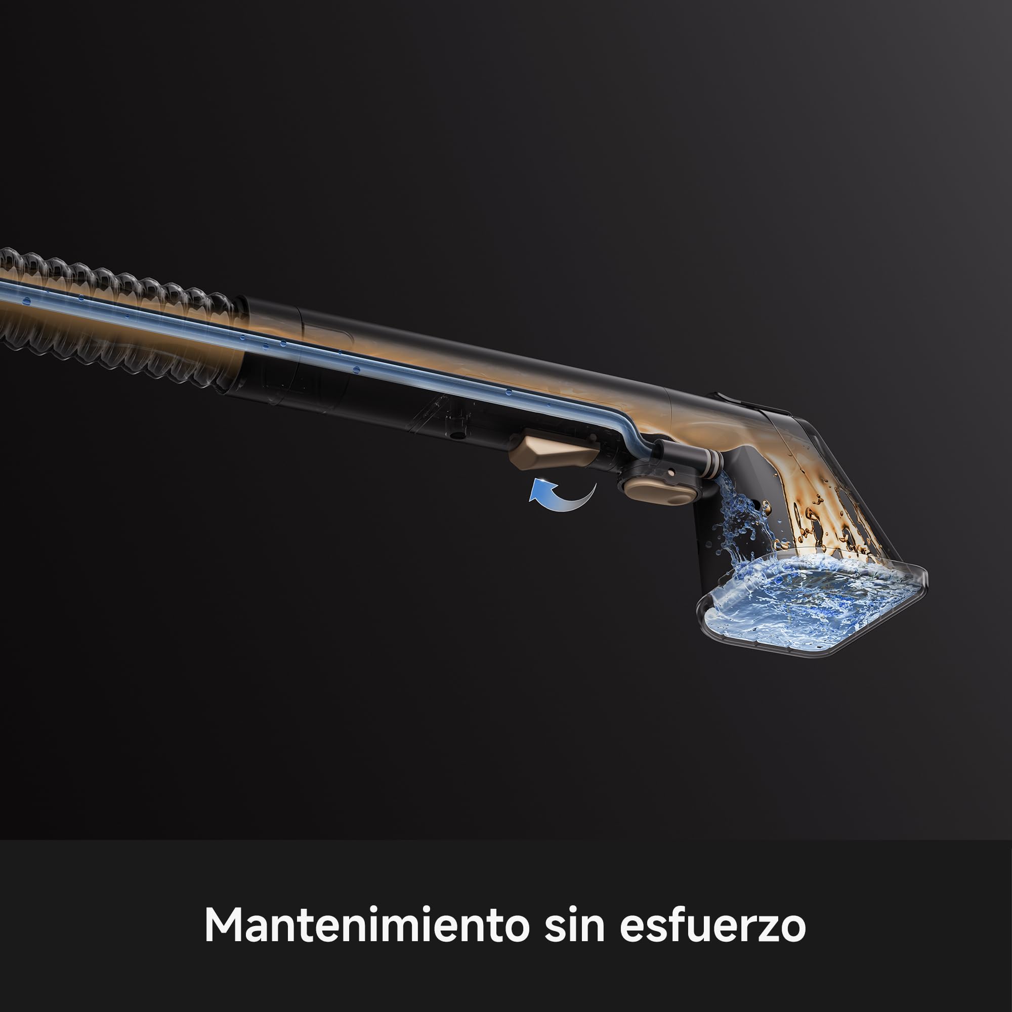 MOVA S10 Limpiador a vapor multisuperficie con 9 accesorios,16000 Pa vapor sobrecalentado, ≤5% de humedad residual, elimina el 99% de las bacterias y los ácaros, limpieza sin productos químicos