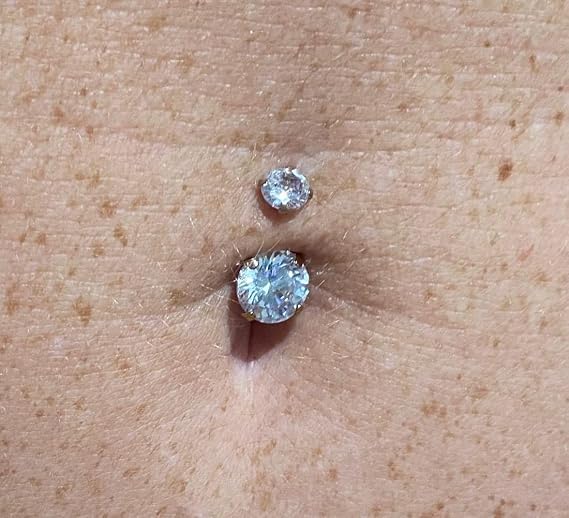 QWALIT Belly Button Piercing Kit - Stainless Steel