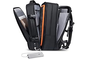 35L Travel Backpacks: Expandable Carry-On and Laptop Backpack